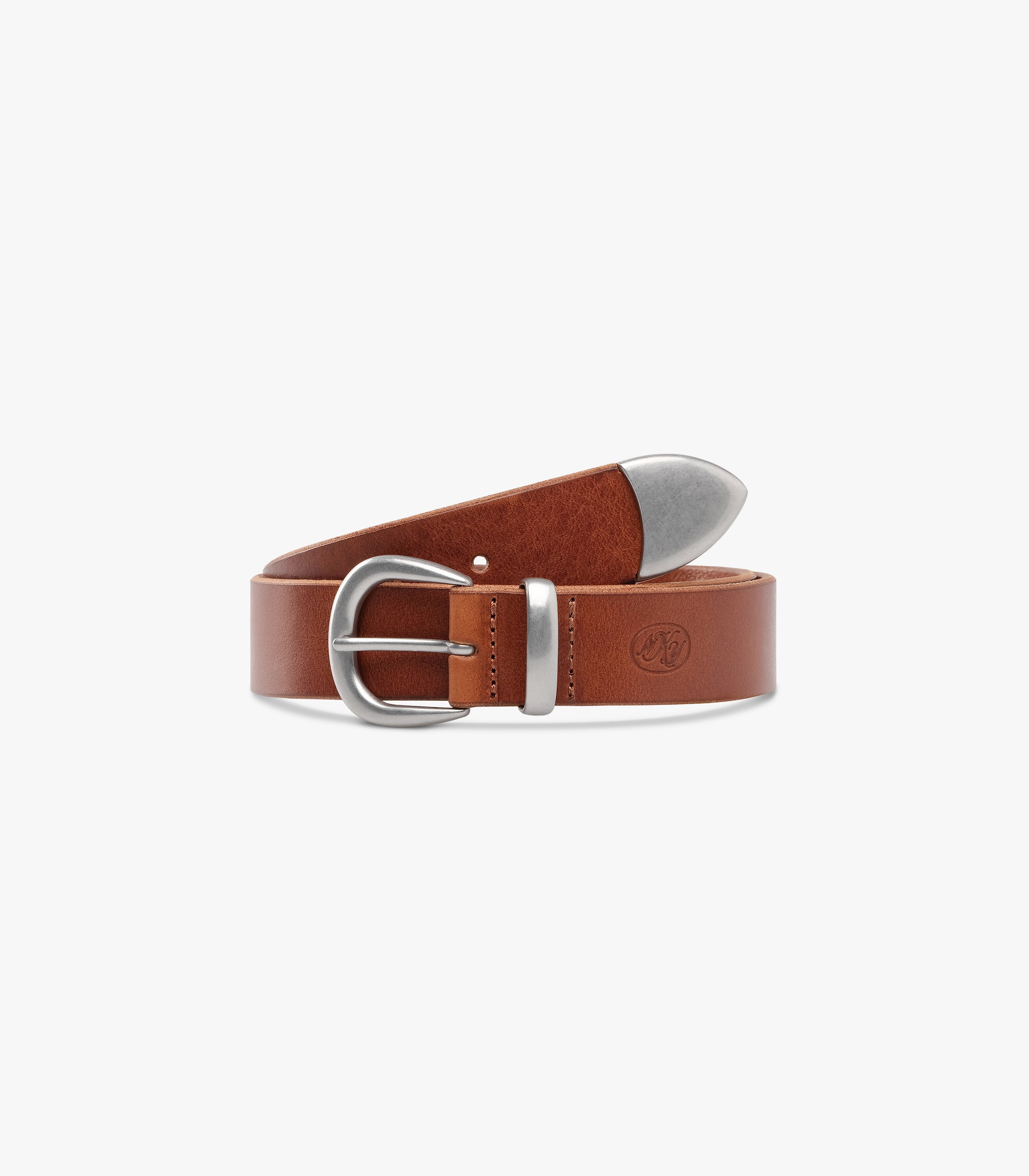Western Bridle Leather Belt