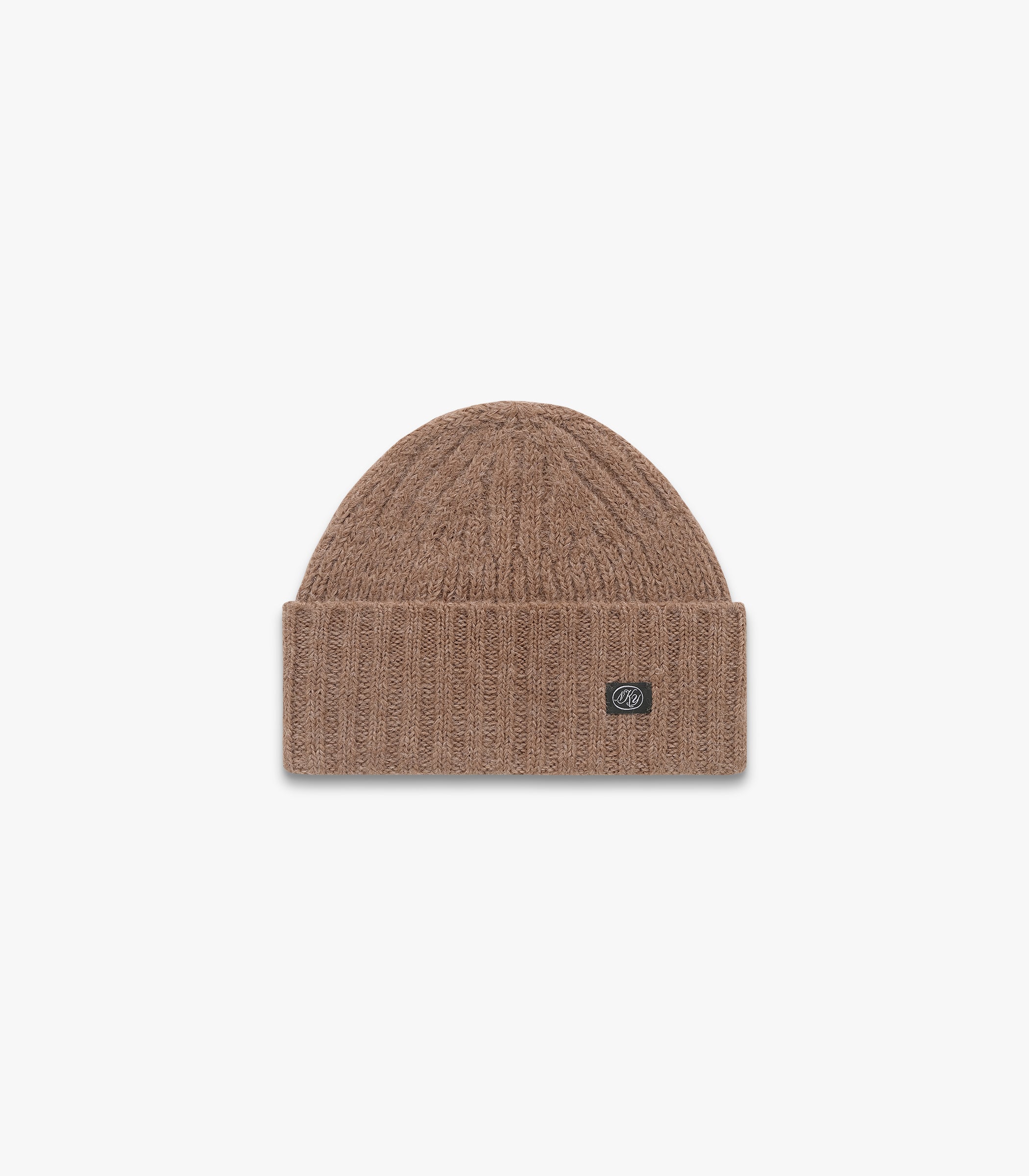 Bud_Alpaca_Knit_Cap_Brown_Fron