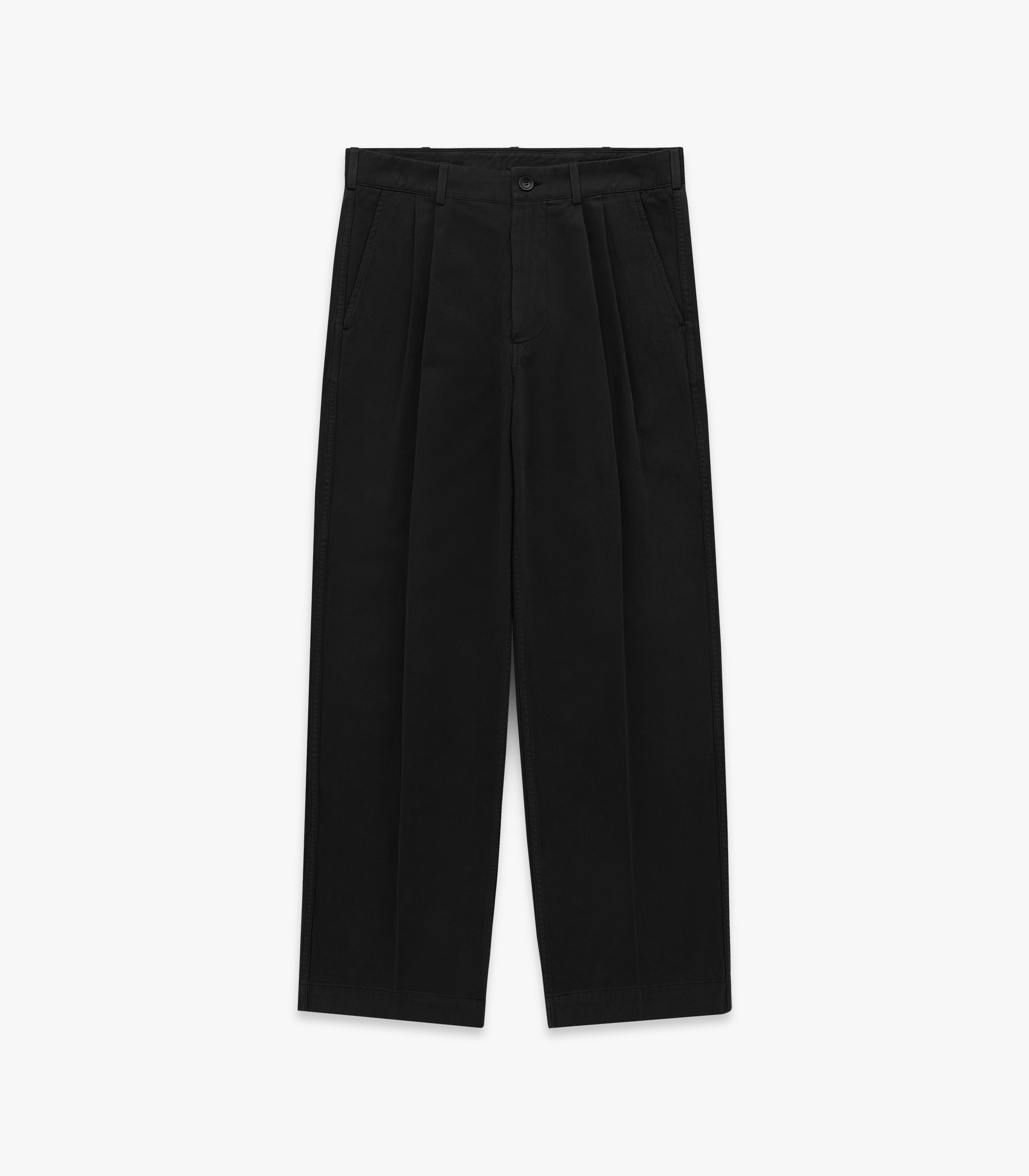 Canal Pleated Twill Cotton Pant – Knickerbocker