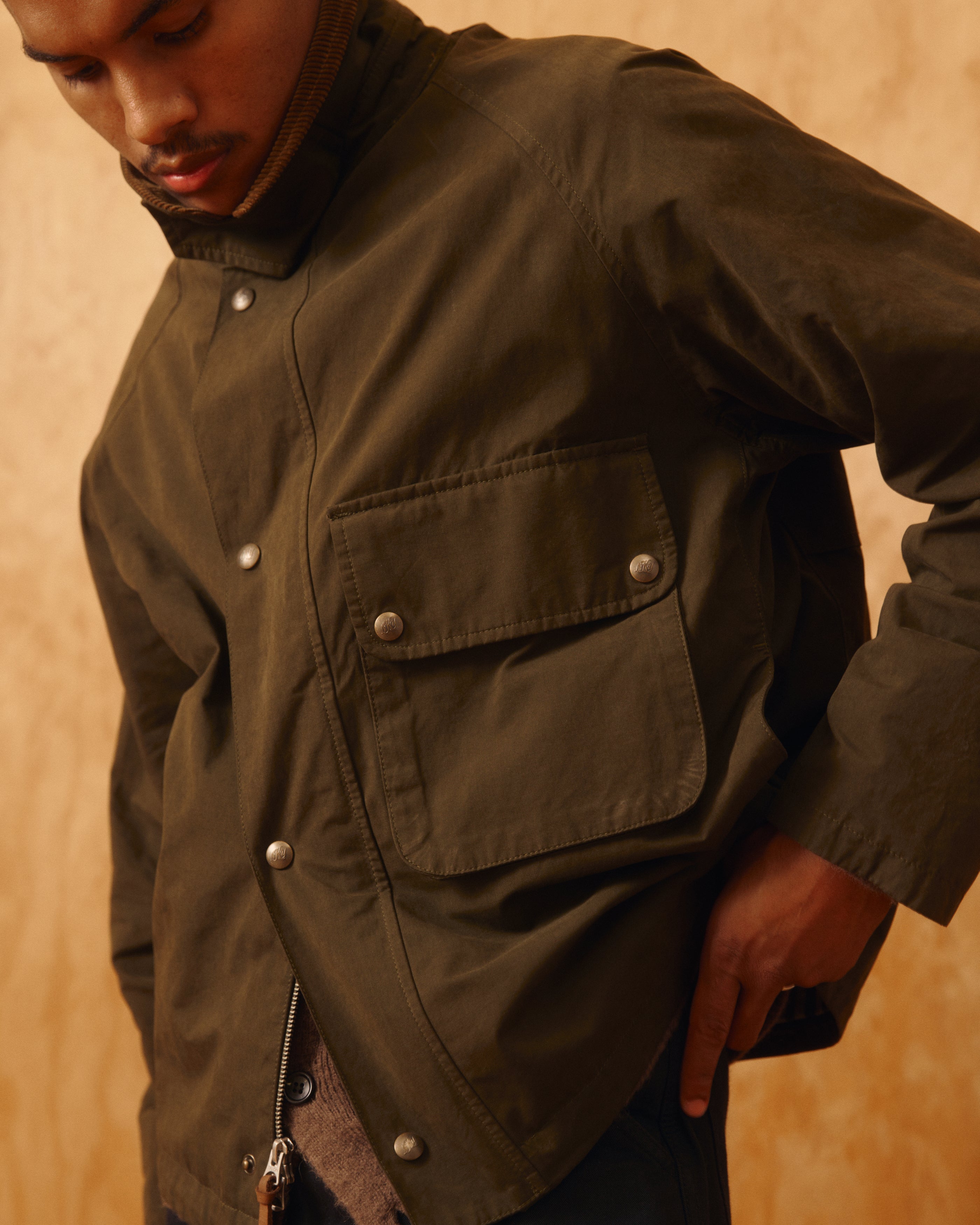 Bay Waxed Cotton & Nylon Jacket – Knickerbocker