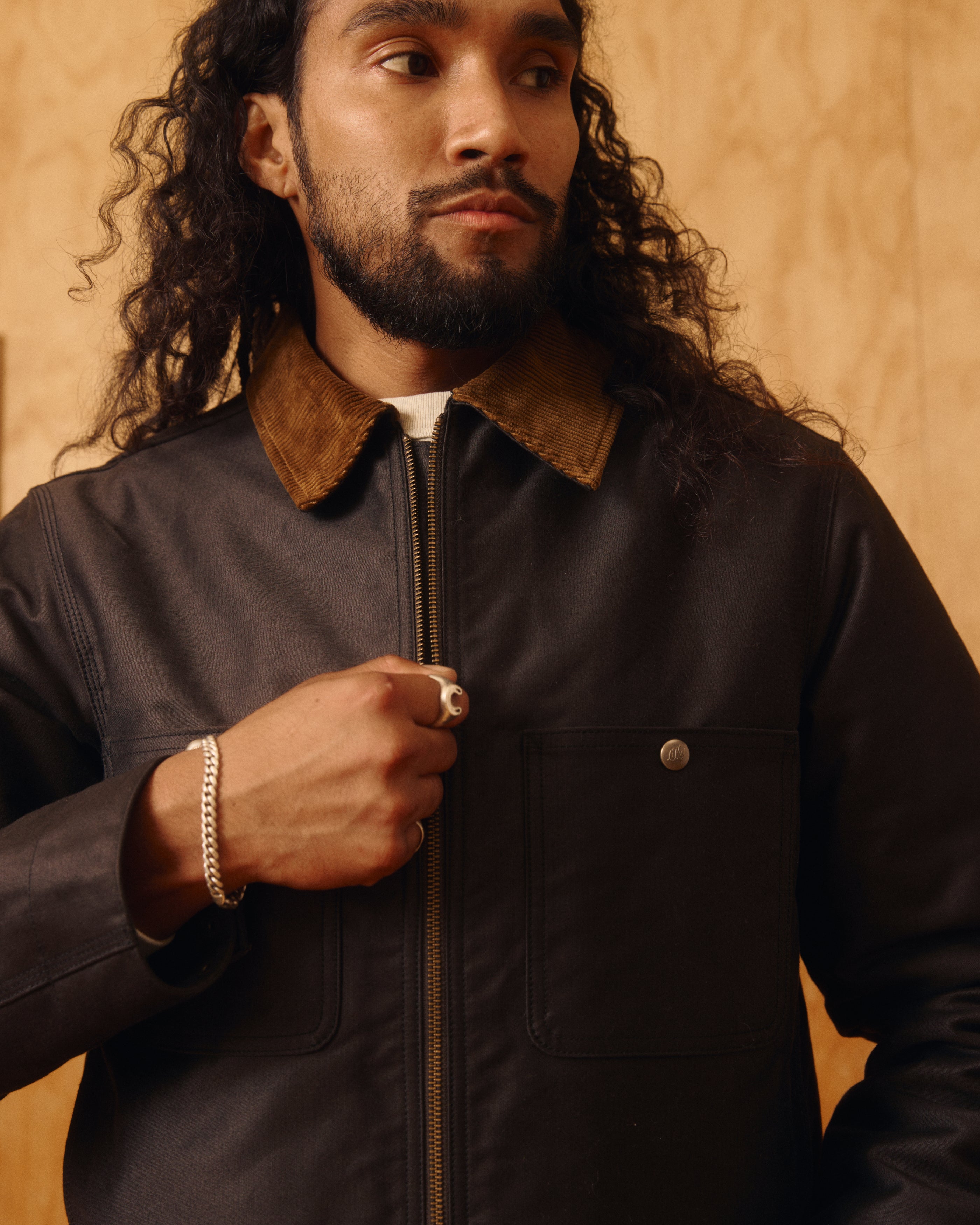 Pacific Jungle Cloth Primaloft® Fill Jacket in Coal