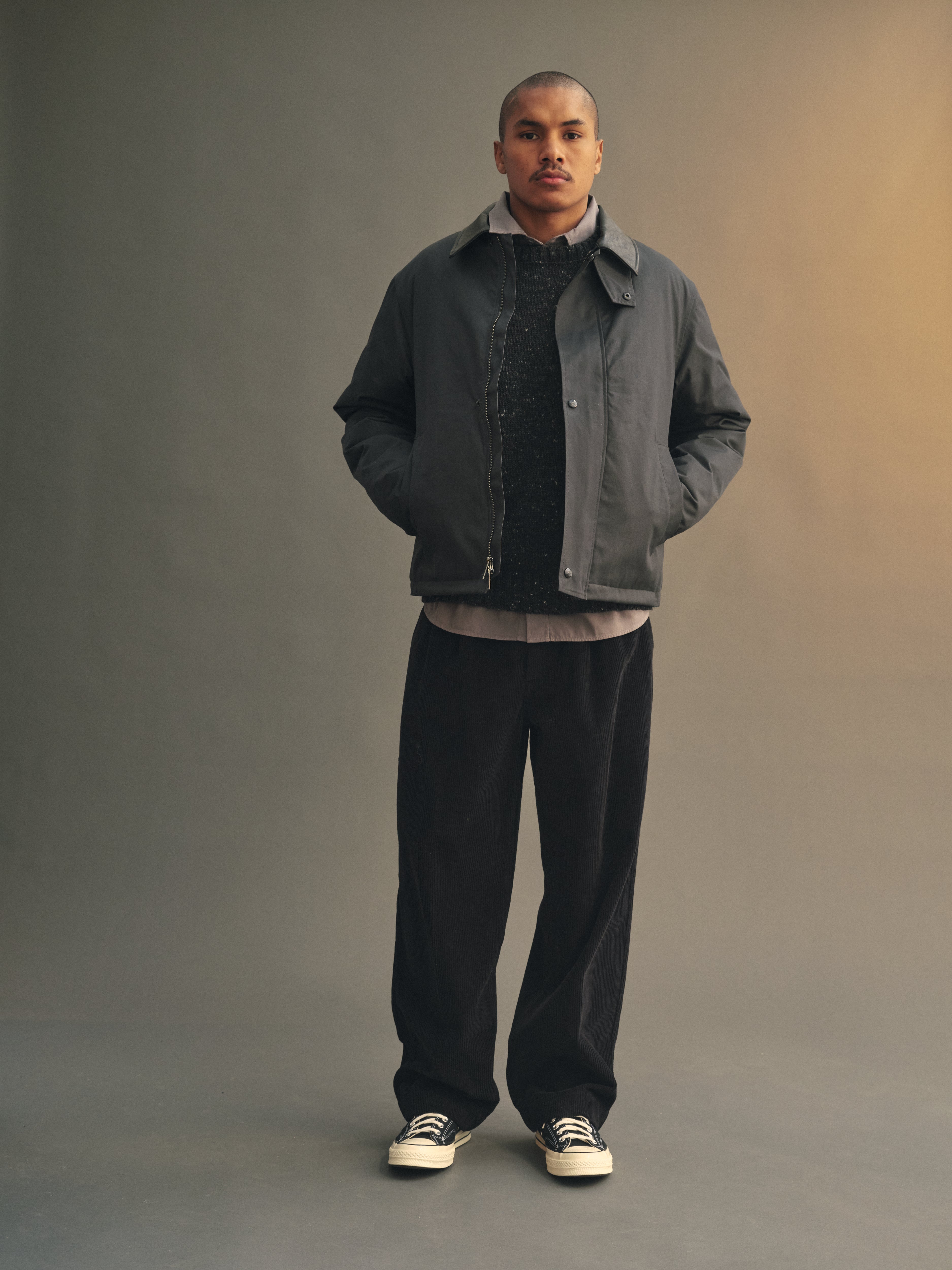 Canarsie Dry-Wax PrimaLoft® Jacket in Midnight Navy