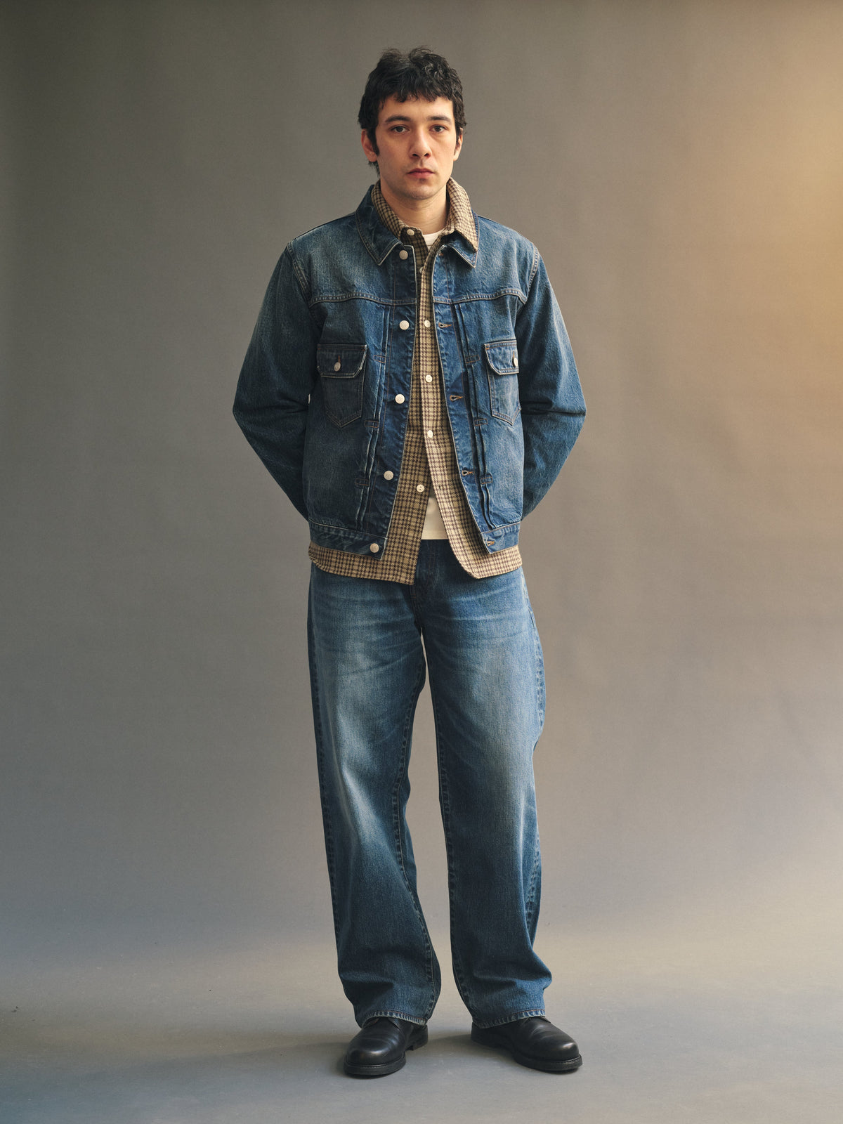 Wayfarer Denim Trucker in Indigo Vintage Wash