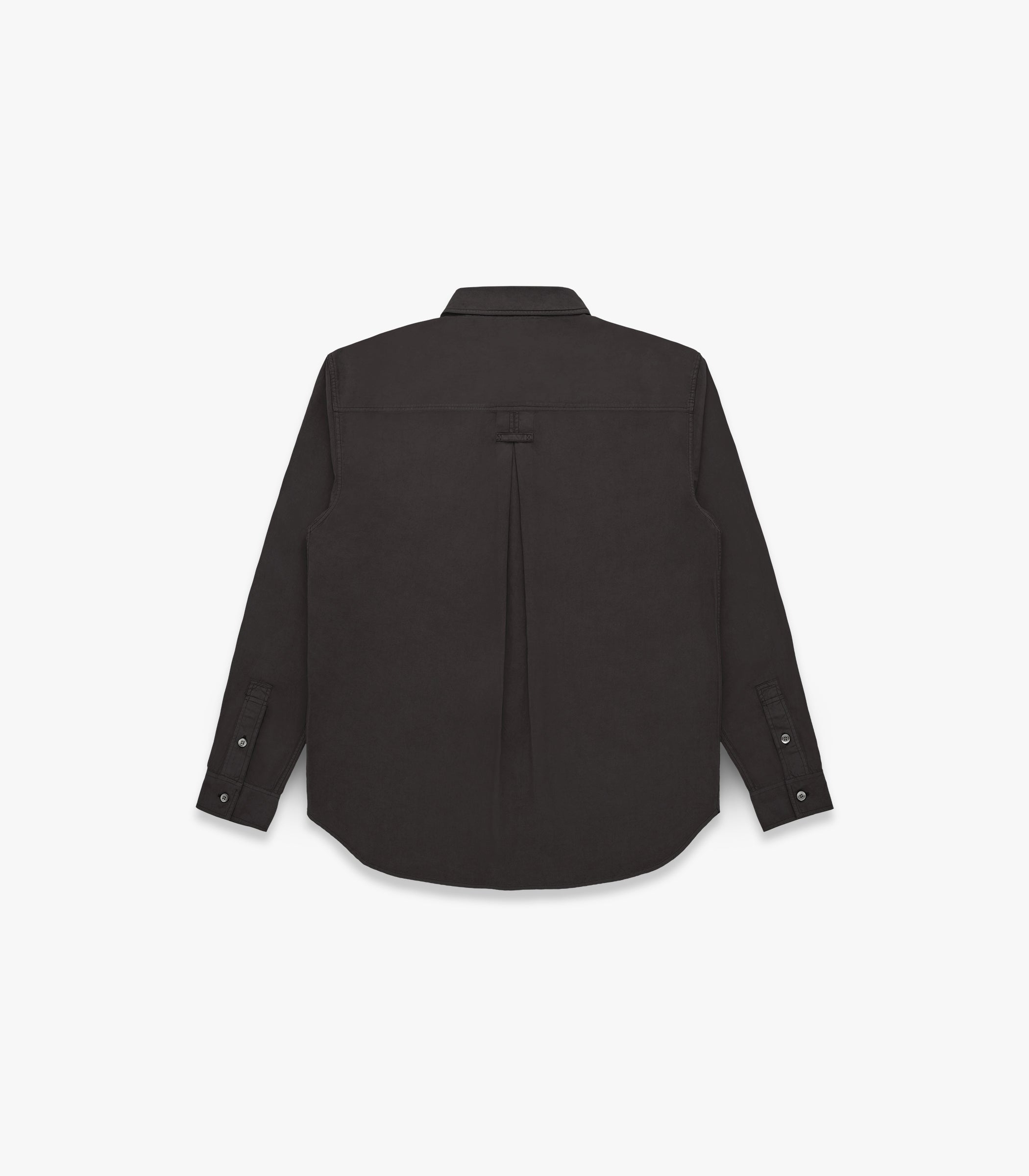 Atlas Cotton Poplin Shirt in Peat