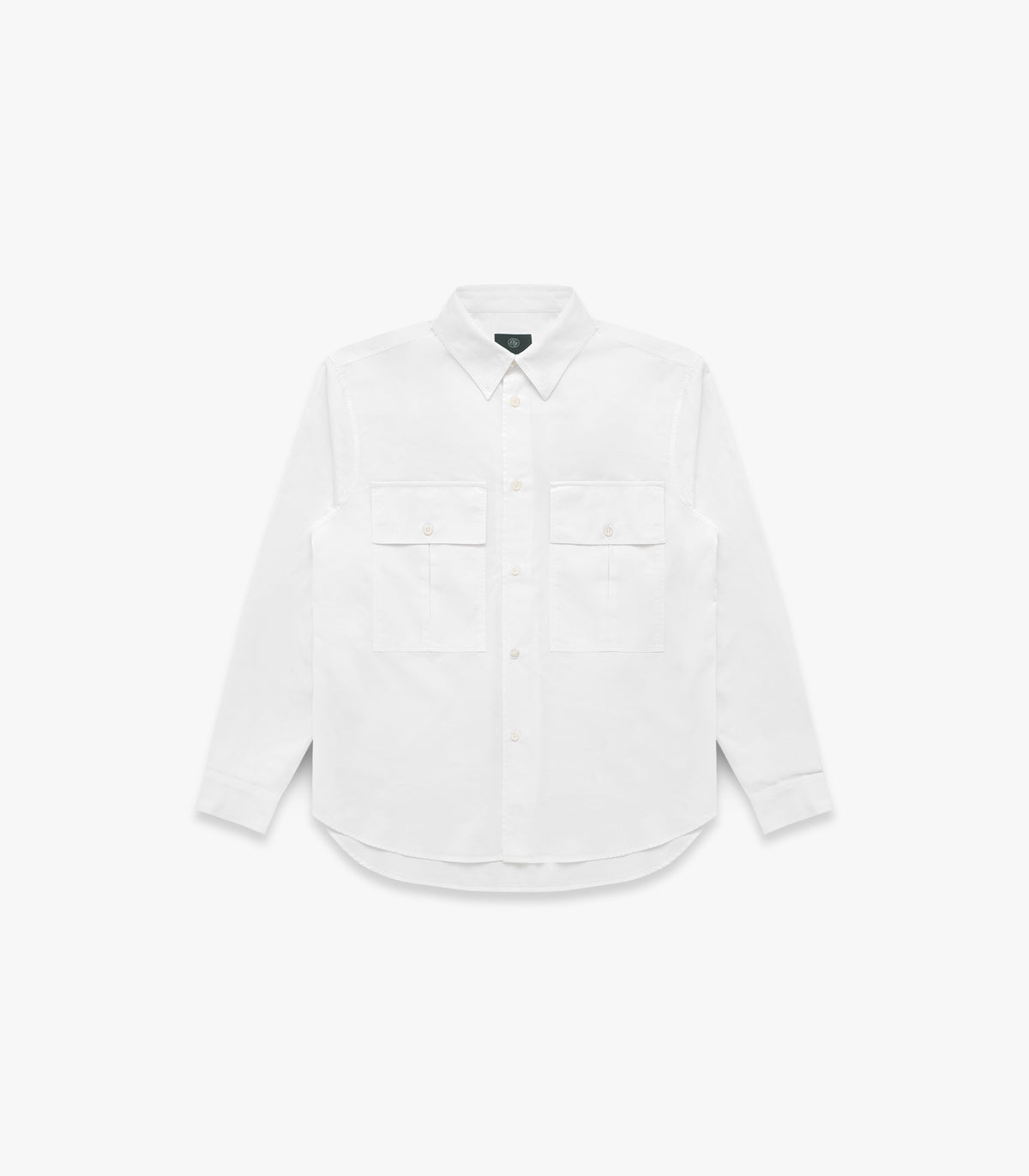 Atlas Cotton Poplin Shirt in White