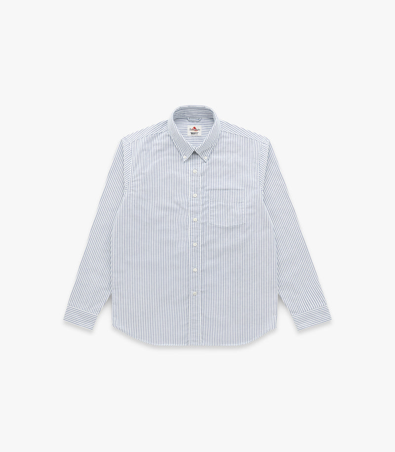 Catskills Canvas Coat in Navy Stripe