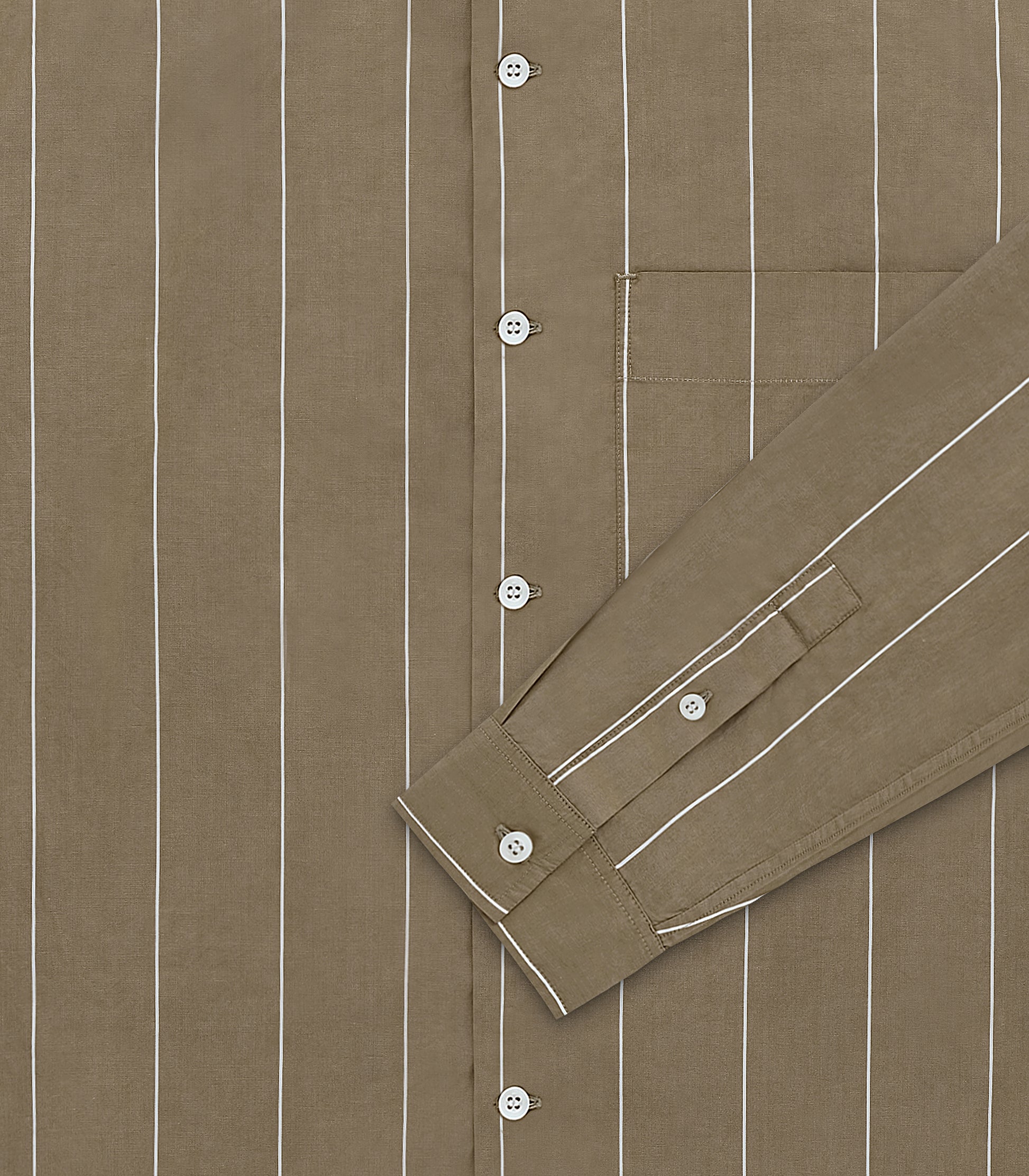 Brown / White Stripe