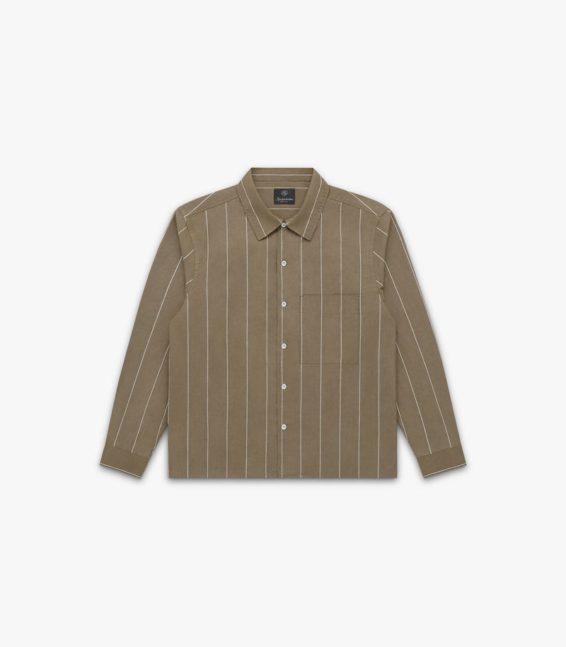 Brown / White Stripe