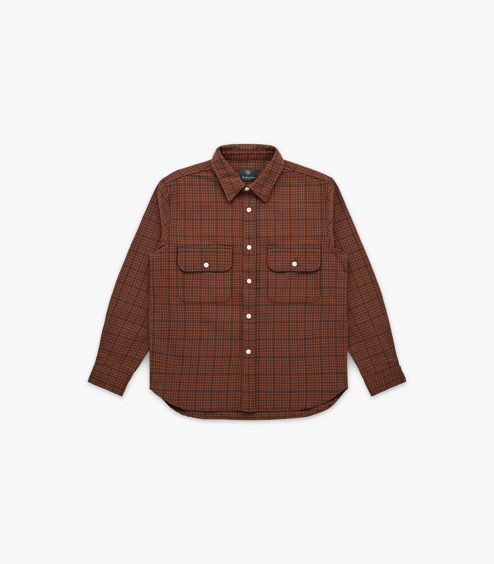 Brother Flannel in Brown & Red Plaid