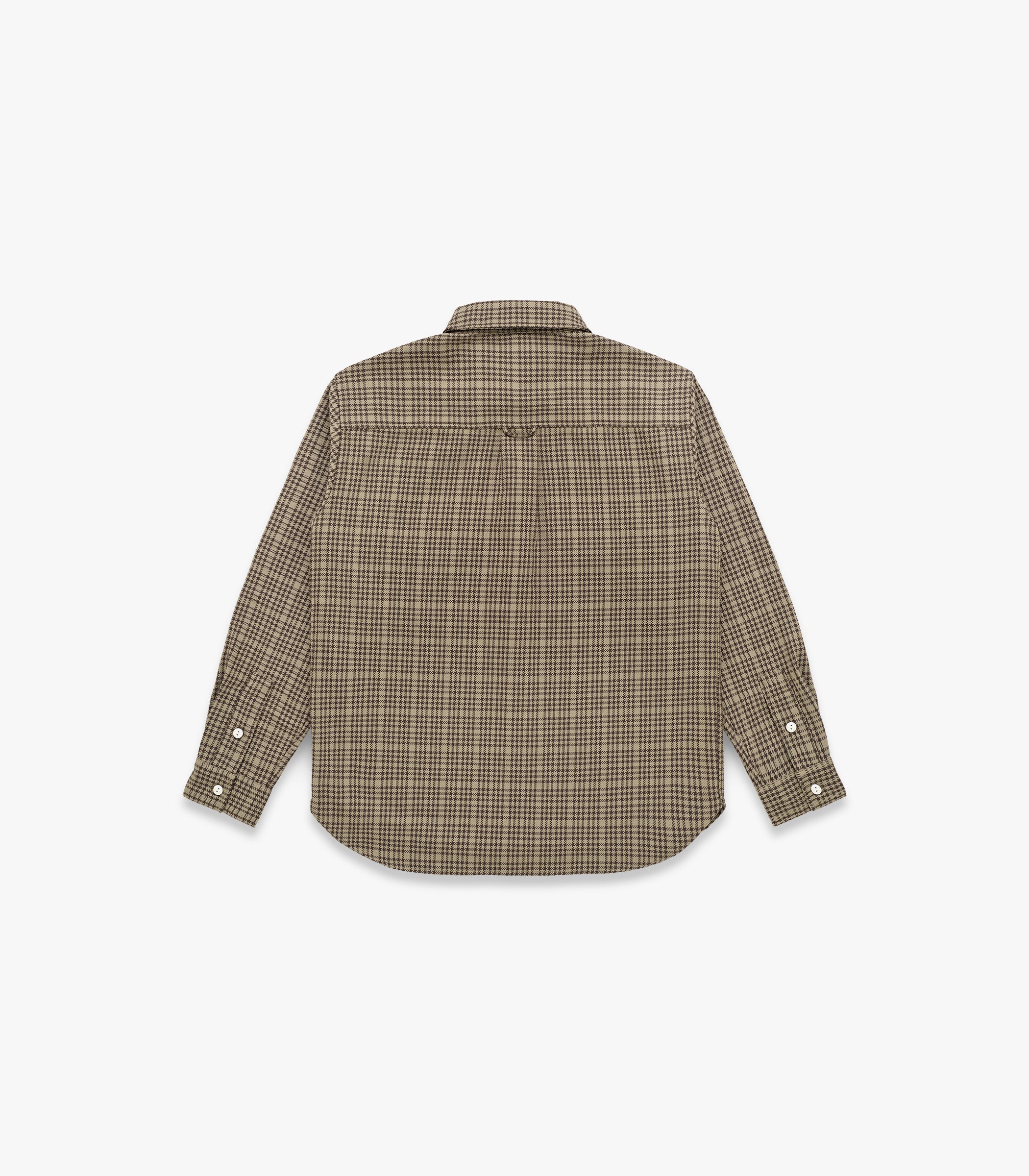 Brother Flannel in Mint & Brown Plaid