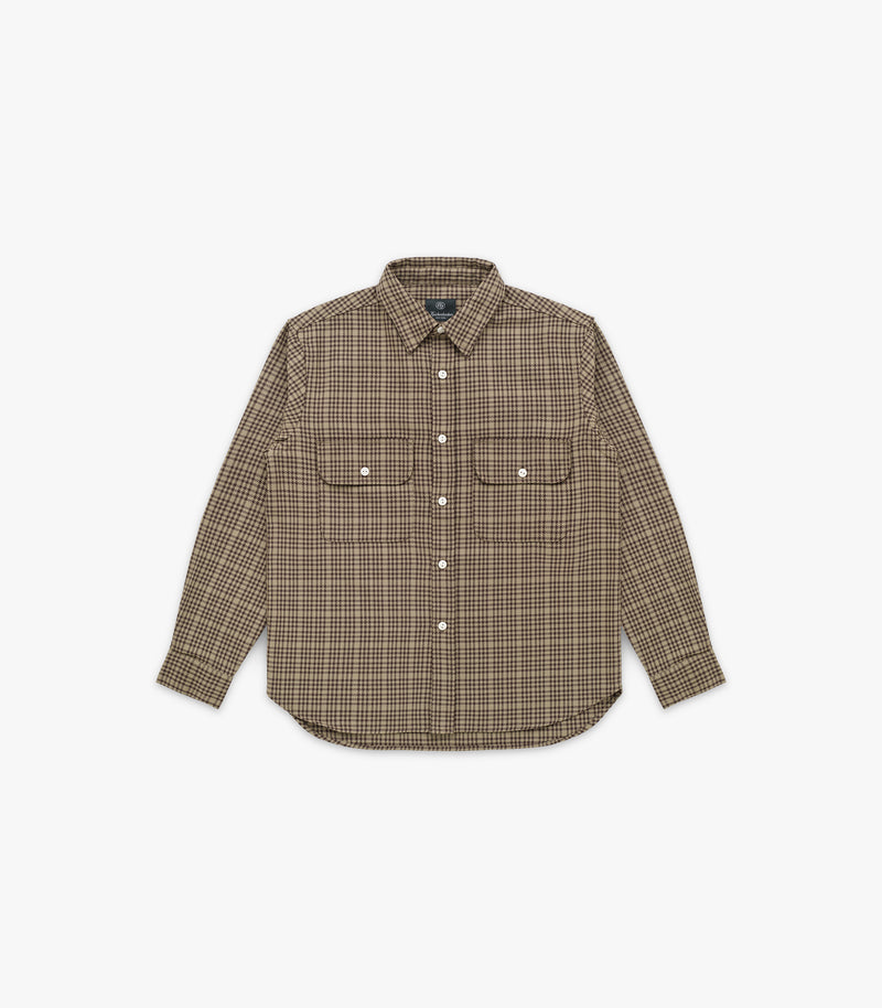 C.S.F.F. 4th Annual T-Shirt in Mint & Brown Plaid