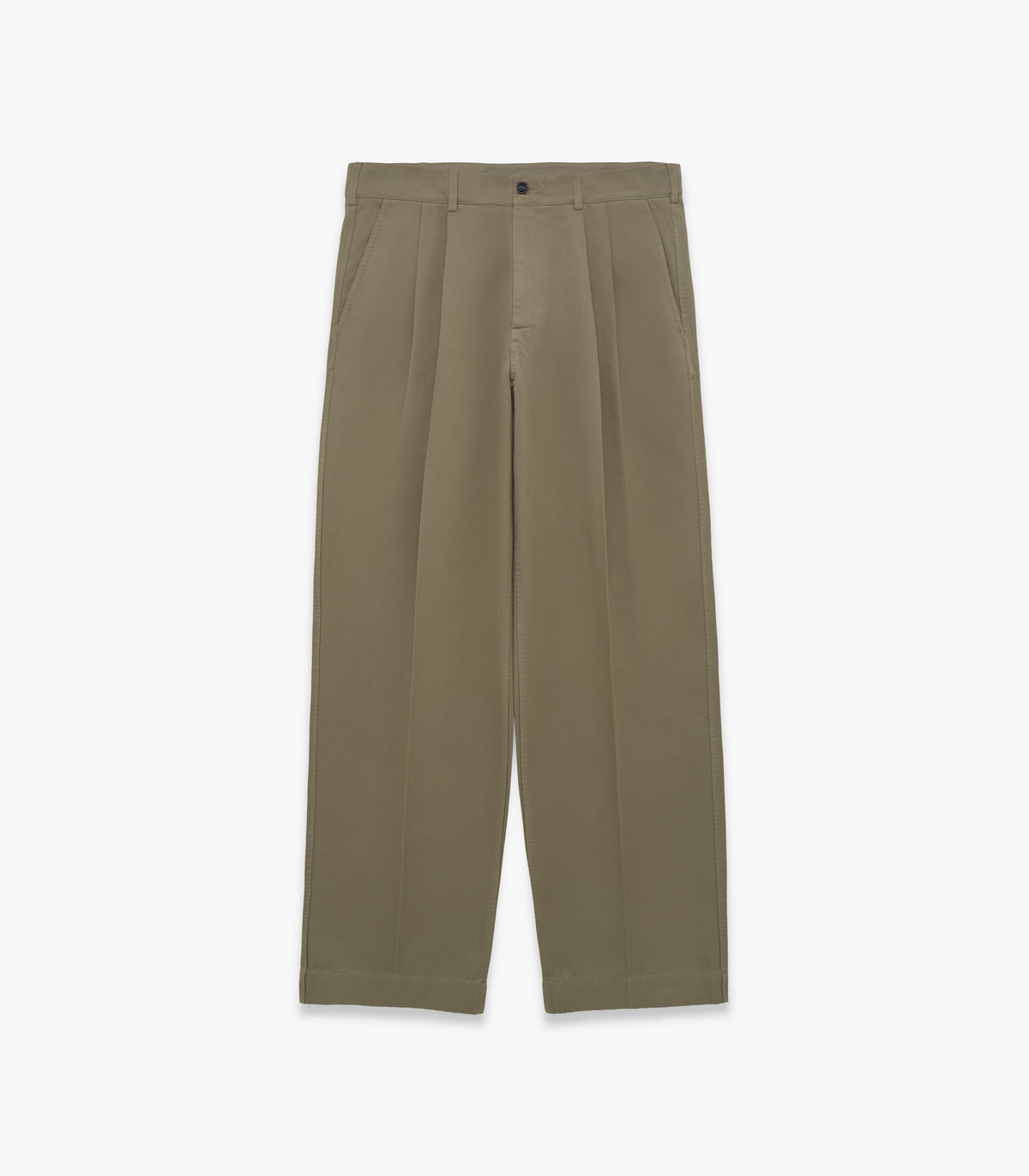 Canal Pleated TwillForm™ Pant in Dried Laurel