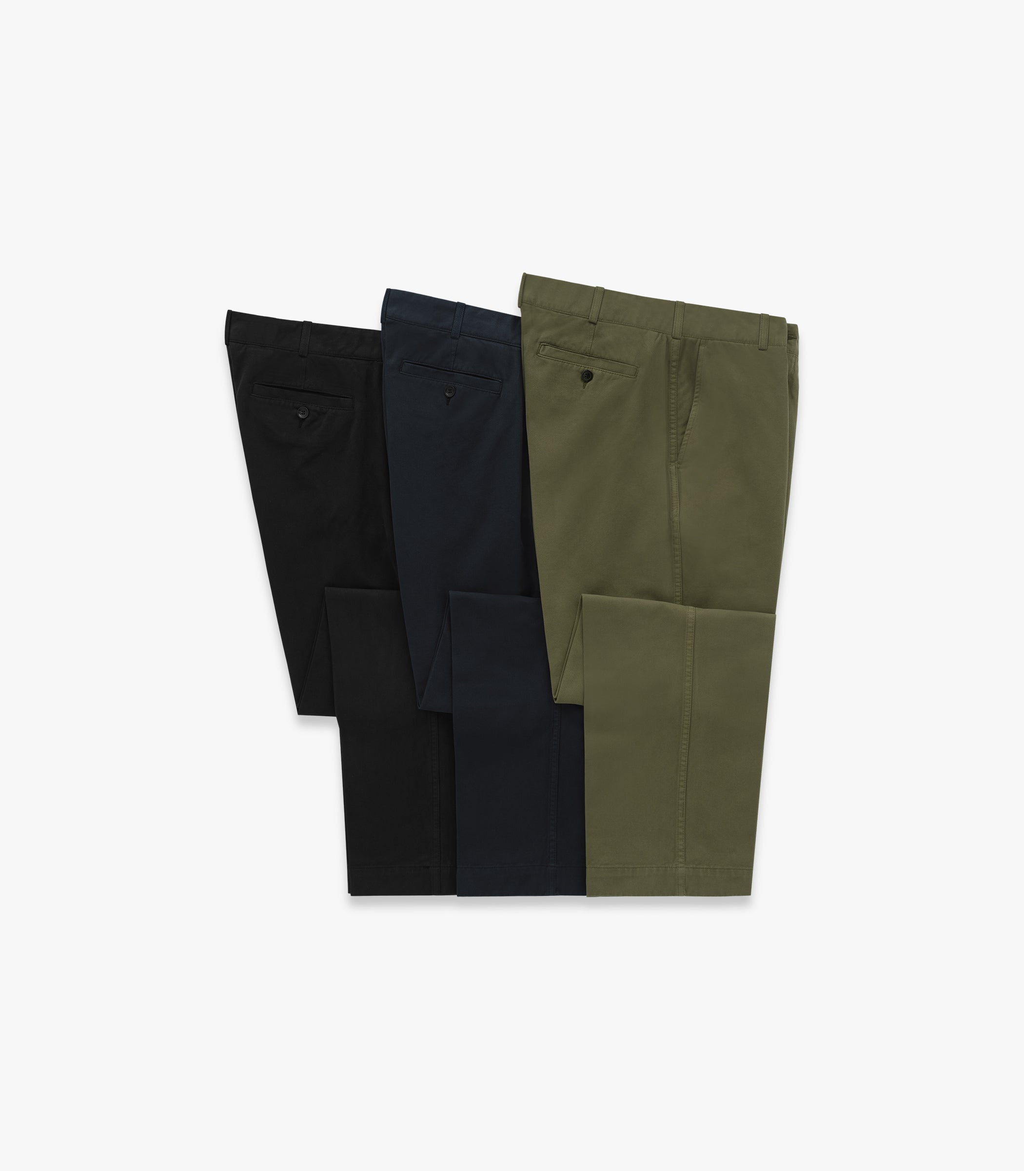 Canal Tapered Twill Cotton Pant