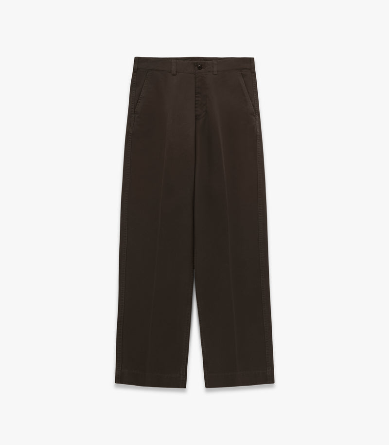 Jones Cotton & Silk Shirt in Black Olive