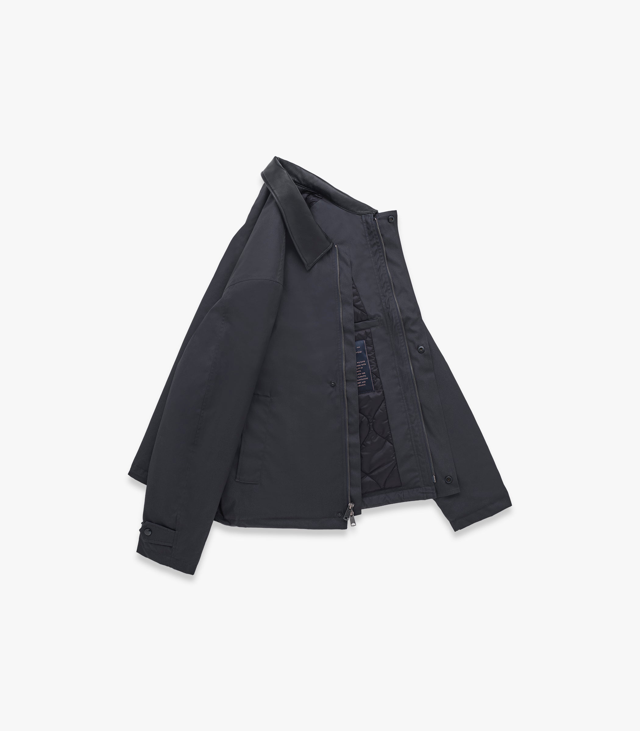 Canarsie Dry-Wax PrimaLoft® Jacket in Midnight Navy