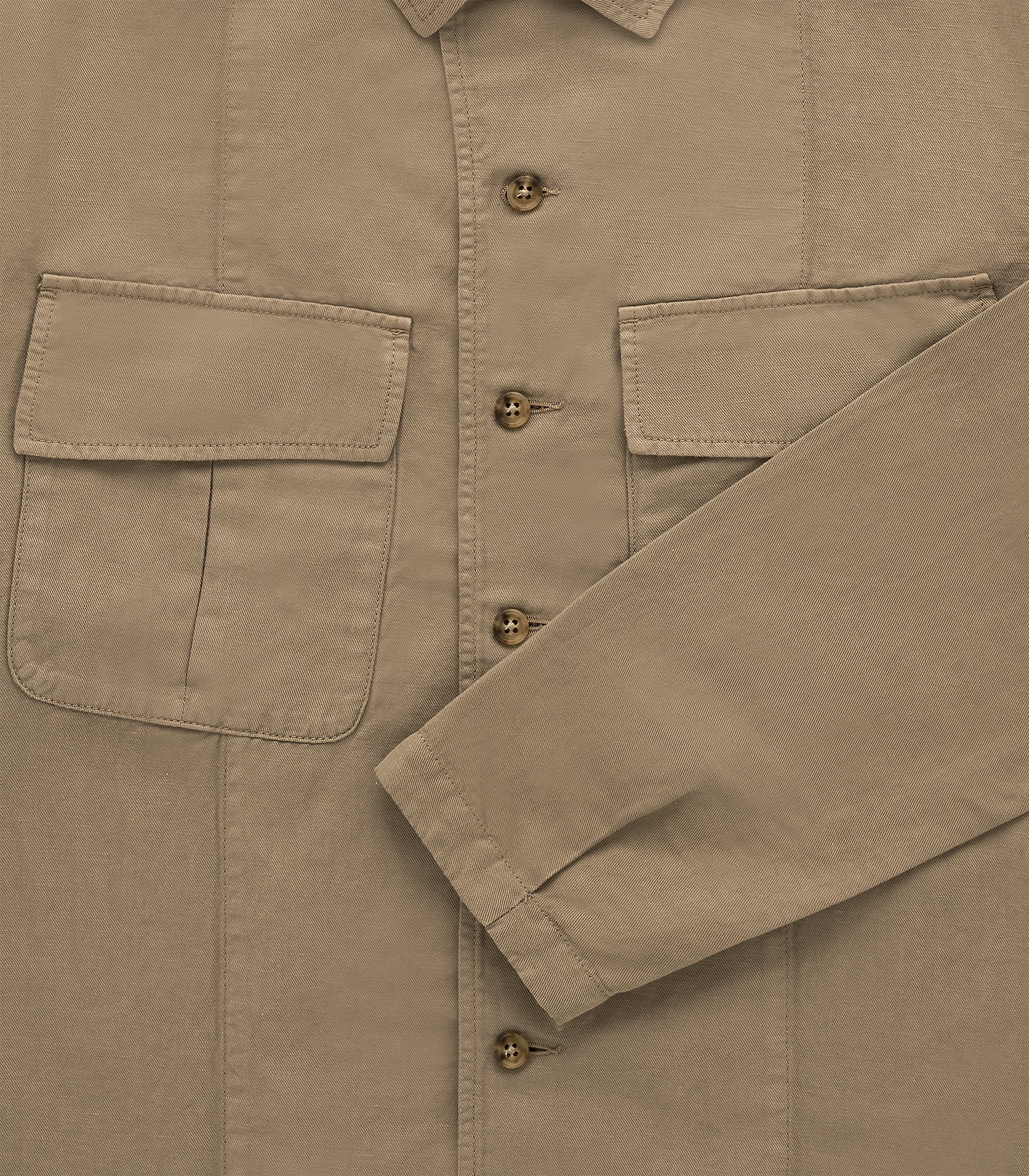 Jungle Cotton & Linen Overshirt