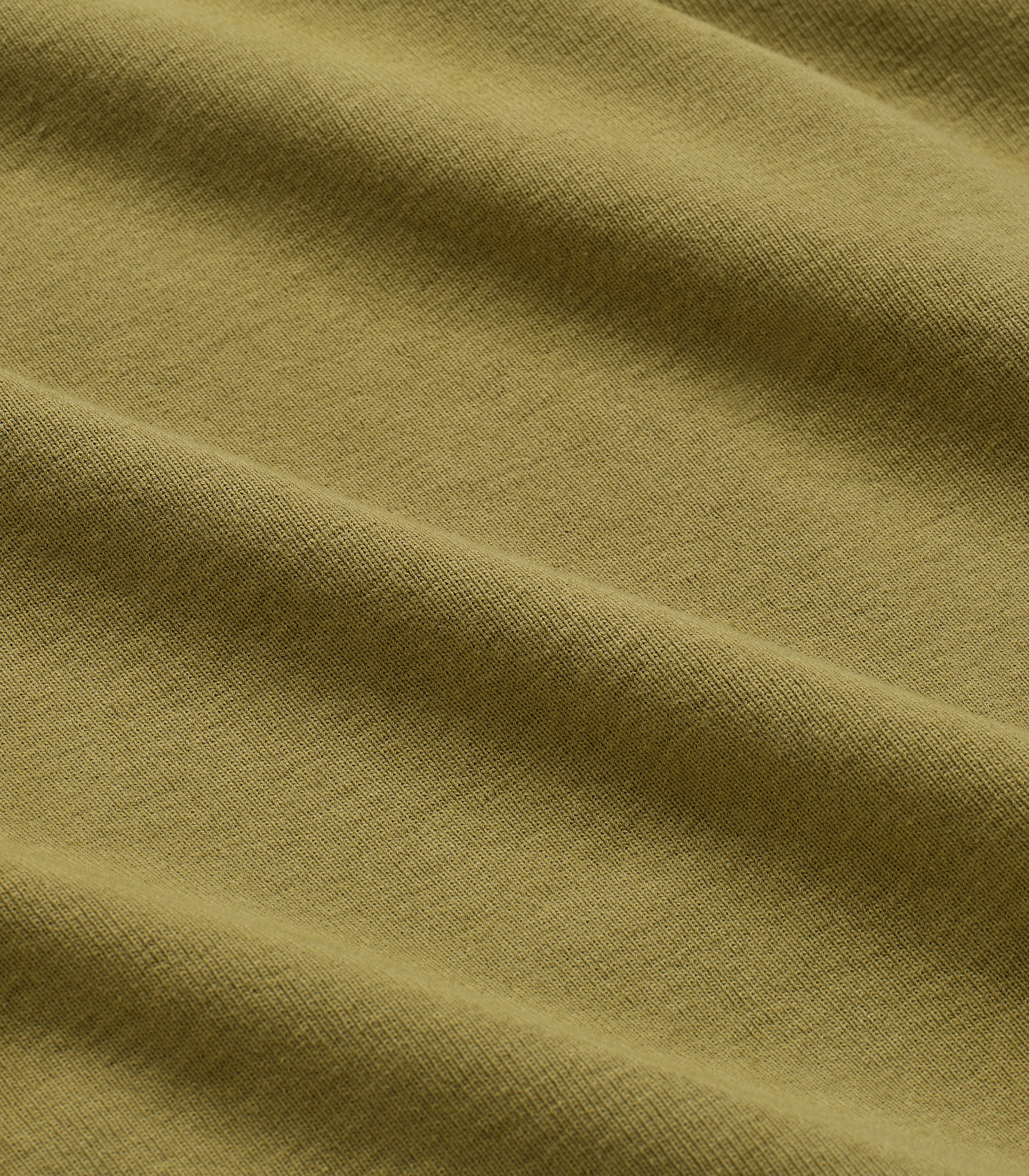 Draft Double Knit Jersey LS T-Shirt in Martini Olive