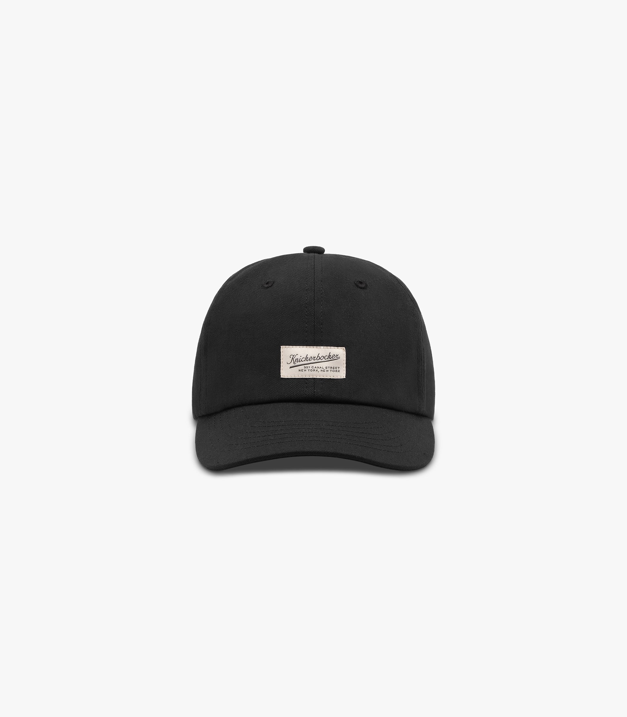 Flagship Twill Cap in Black
