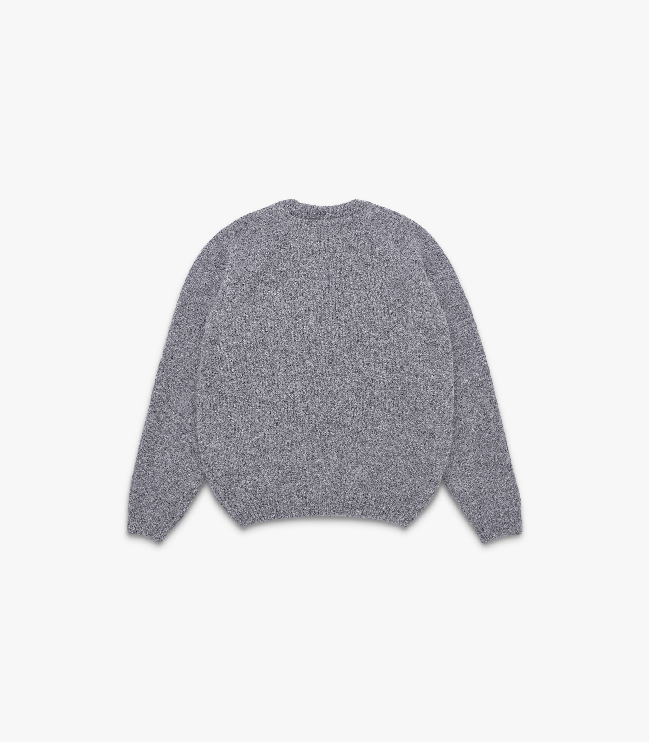 Fuzz Alpaca Sweater in Charcoal
