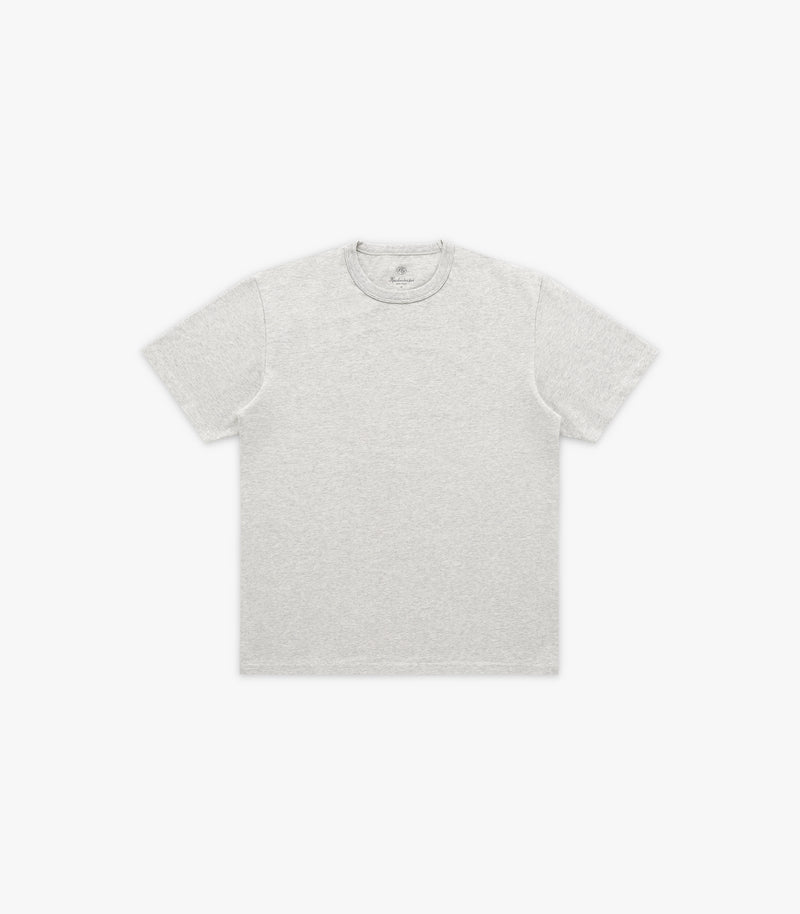 Jones Cotton & Silk Shirt in Oat Grey