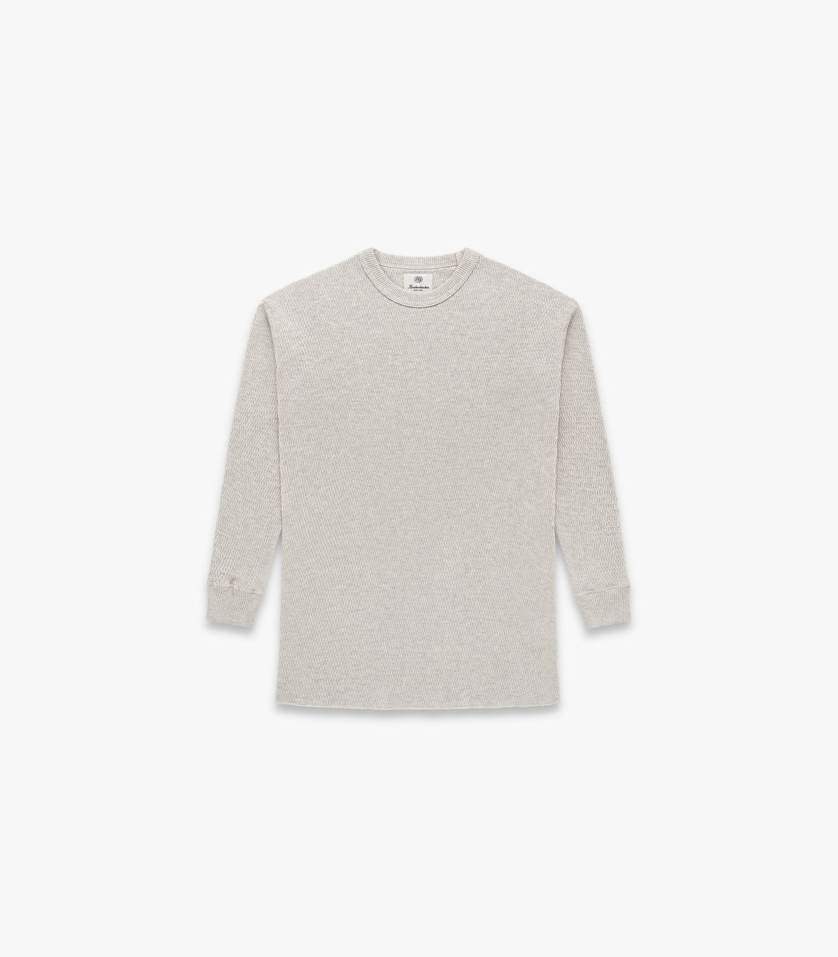 Heirloom Flat Knit Thermal in Oat Grey