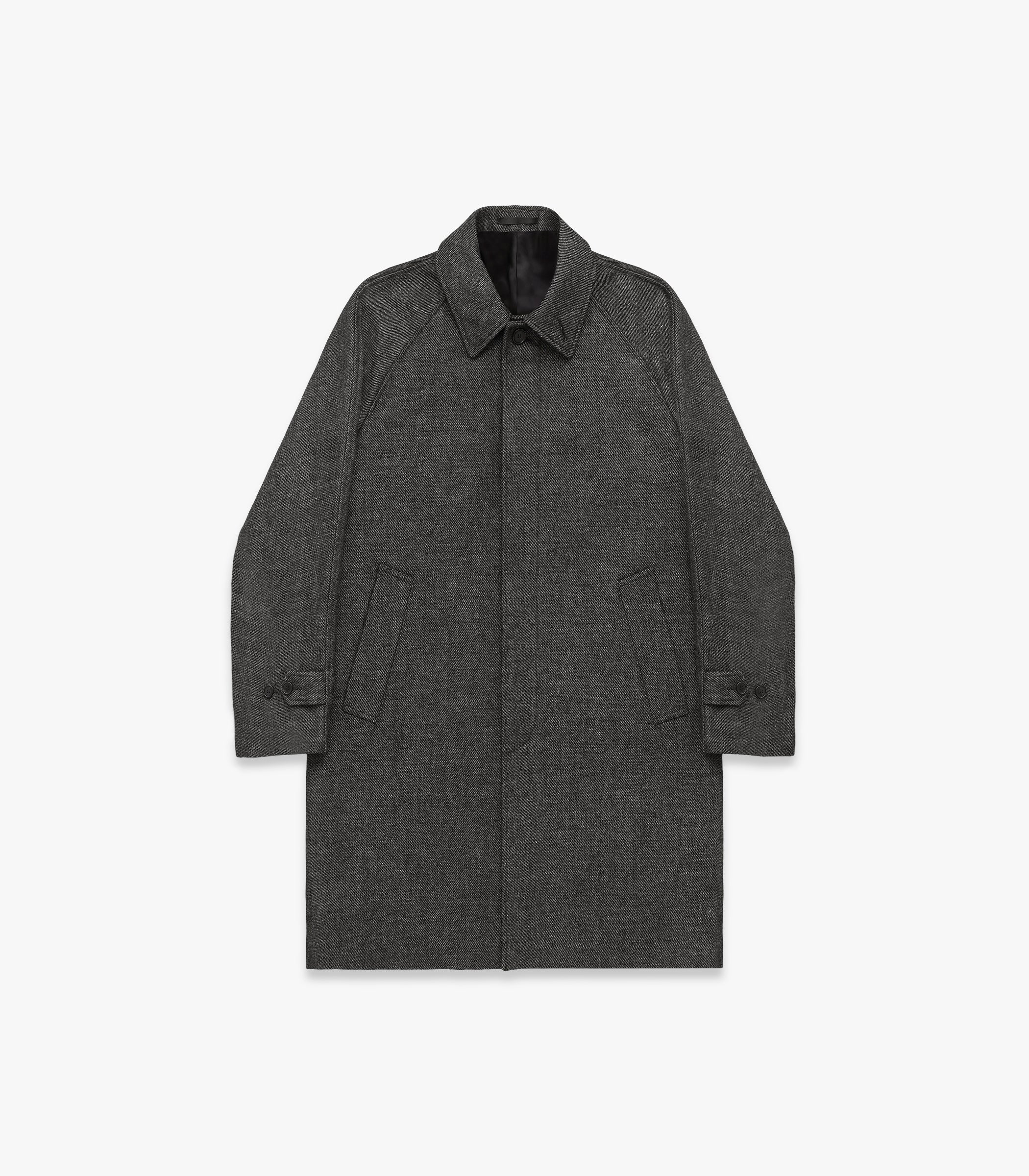 Hudson Shetland Wool & Linen Overcoat