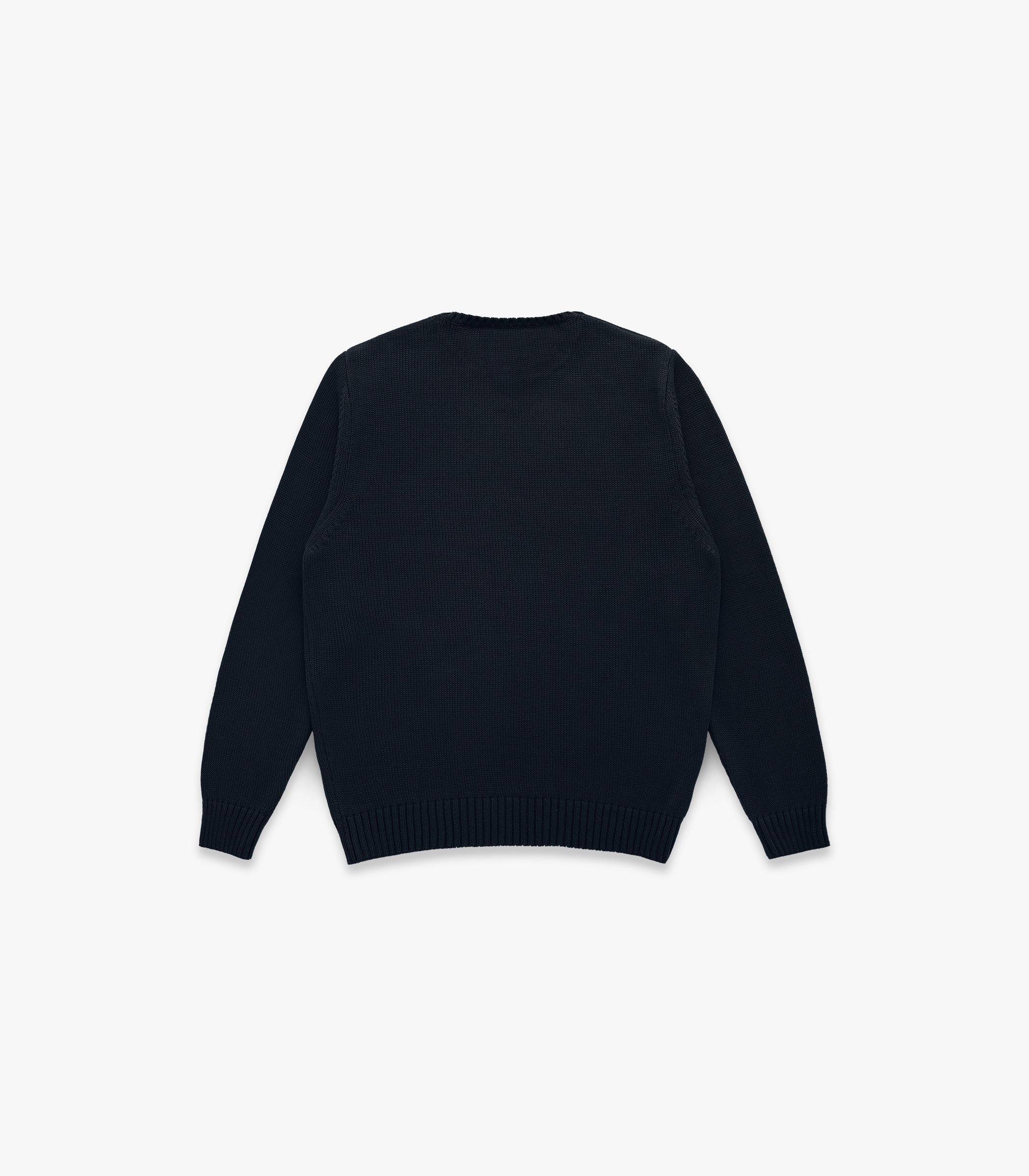 Ivy Cotton Sweater in Navy