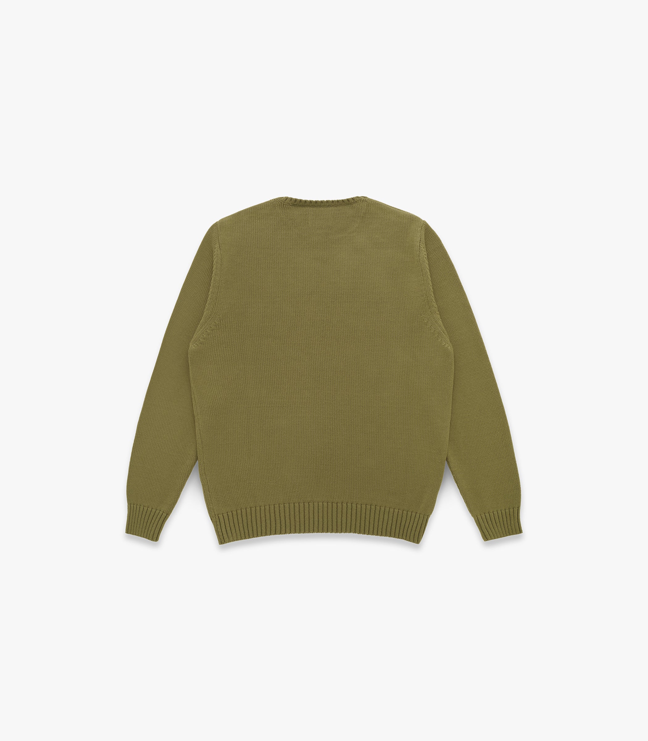 Ivy Cotton Sweater in Olive