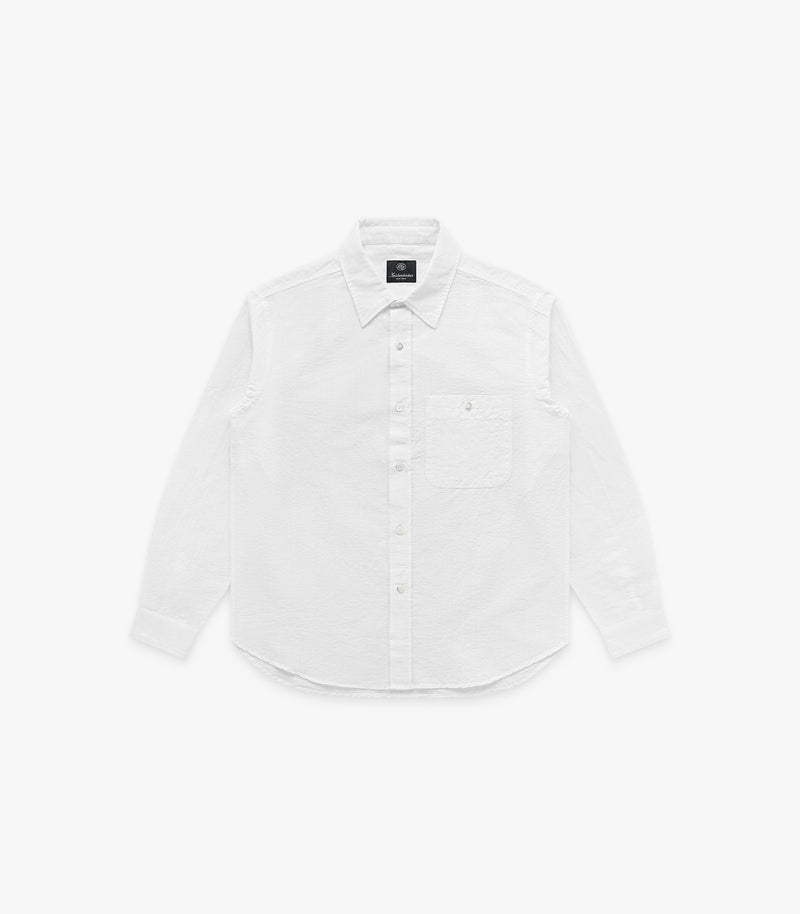 Jones Cotton & Silk Shirt in White