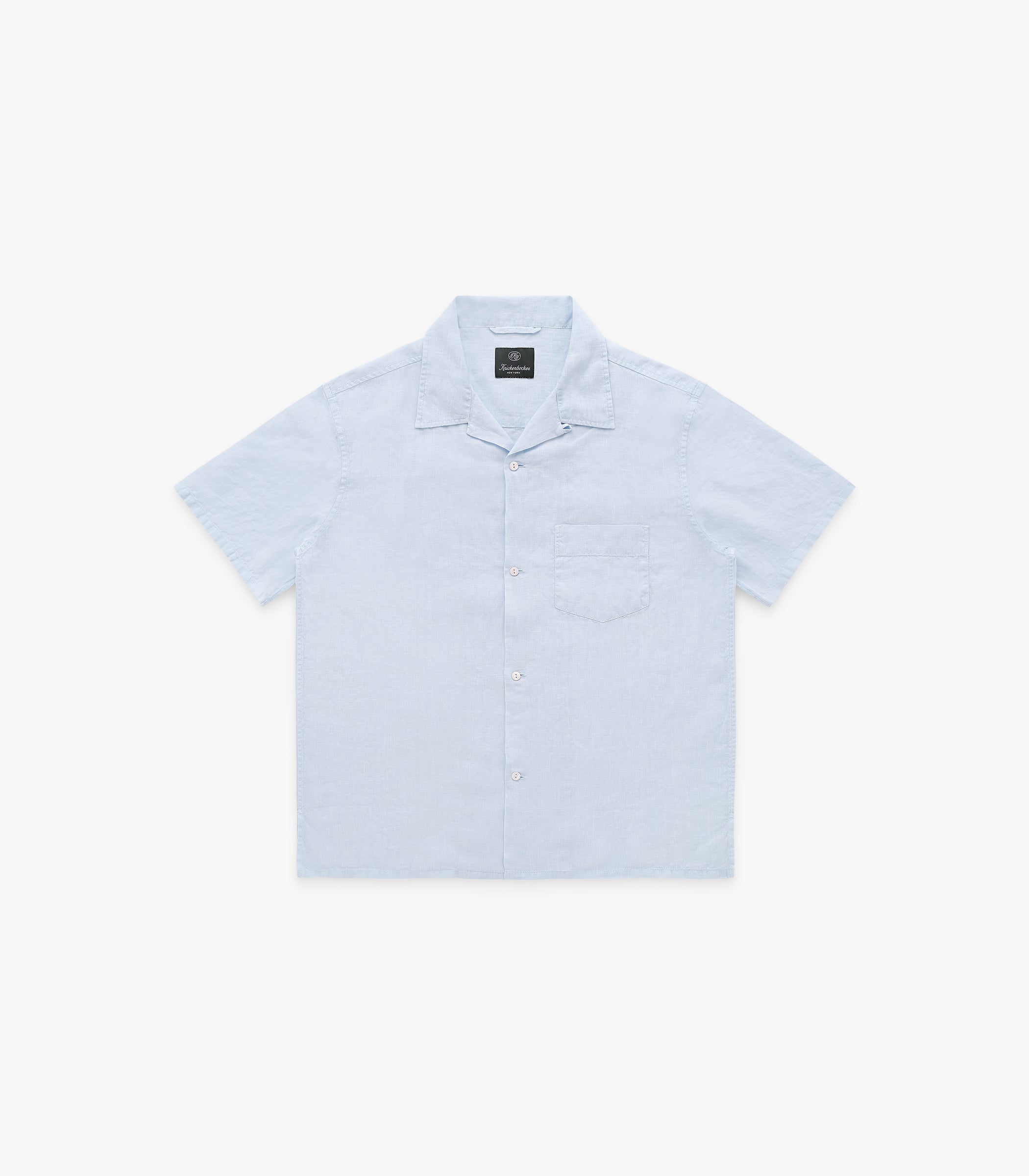 Marina Linen Shirt in Sky
