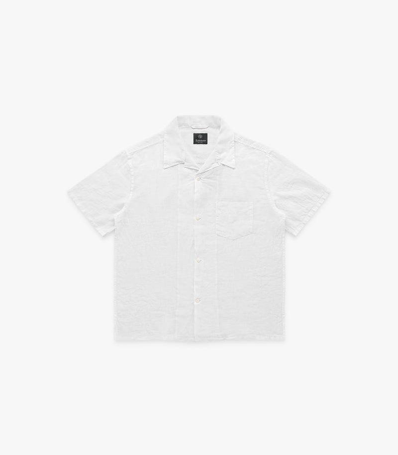 Jones Cotton & Silk Shirt in White