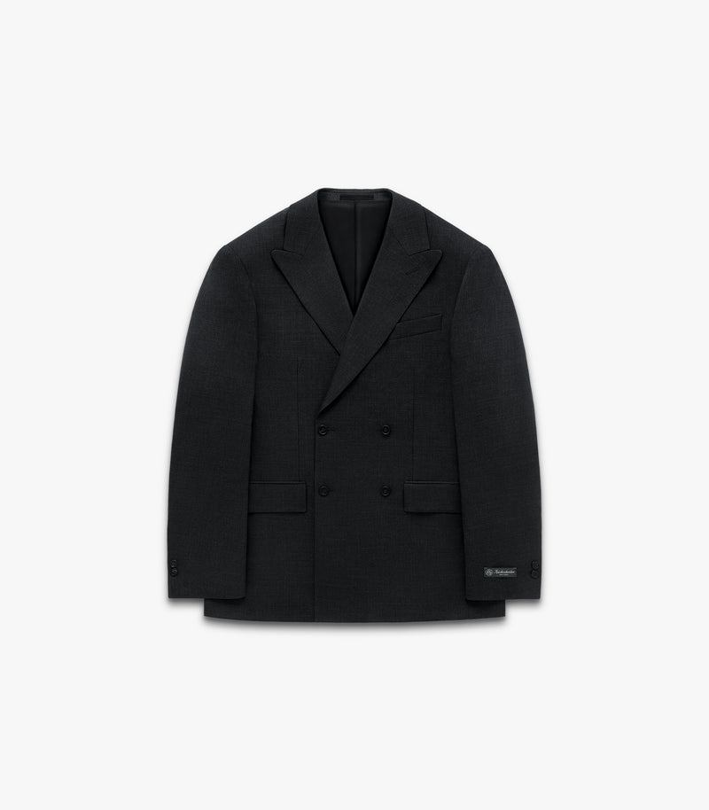 Jones Cotton & Silk Shirt in Coal