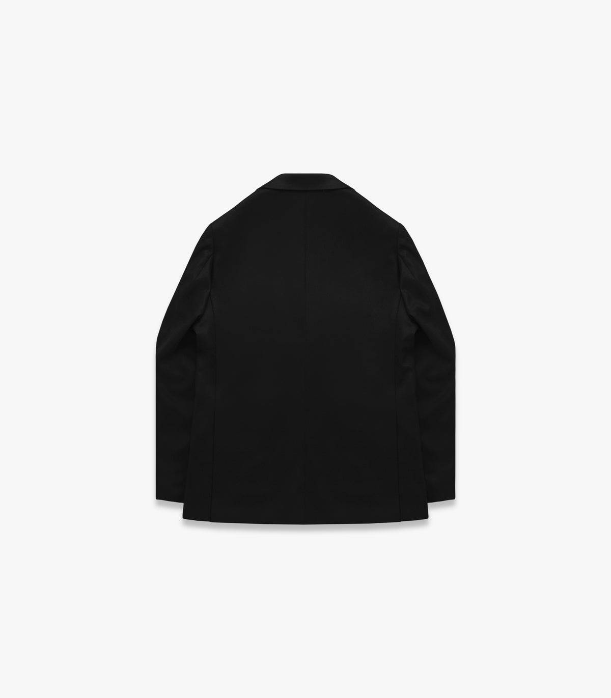 Miles S.B. Wool Flannel Suit Jacket in Black