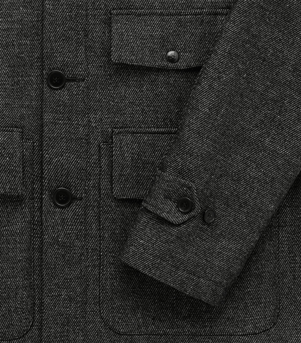 Mill Shetland Wool & Linen Coat in Mill Shetland Wool & Linen Coat