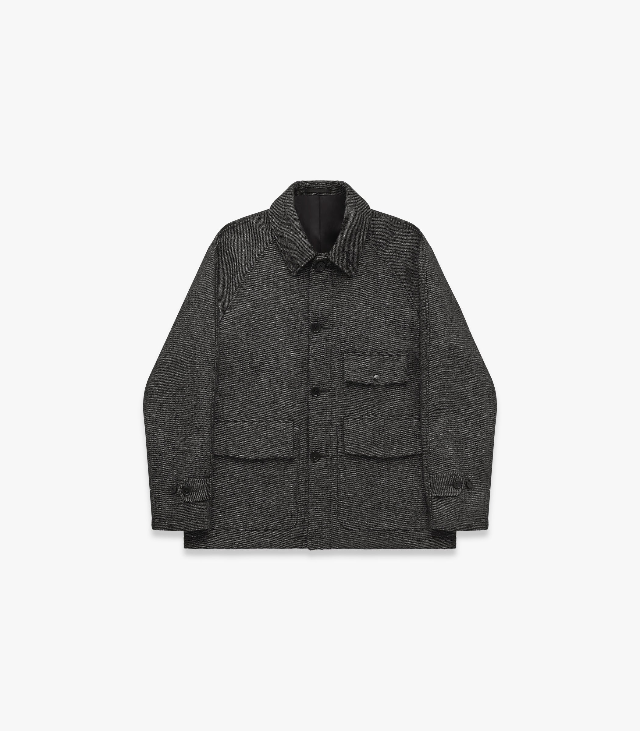 Mill Shetland Wool & Linen Coat