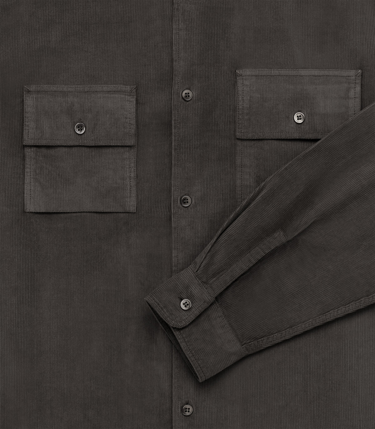 Pacific Corduroy Shirt in Peat