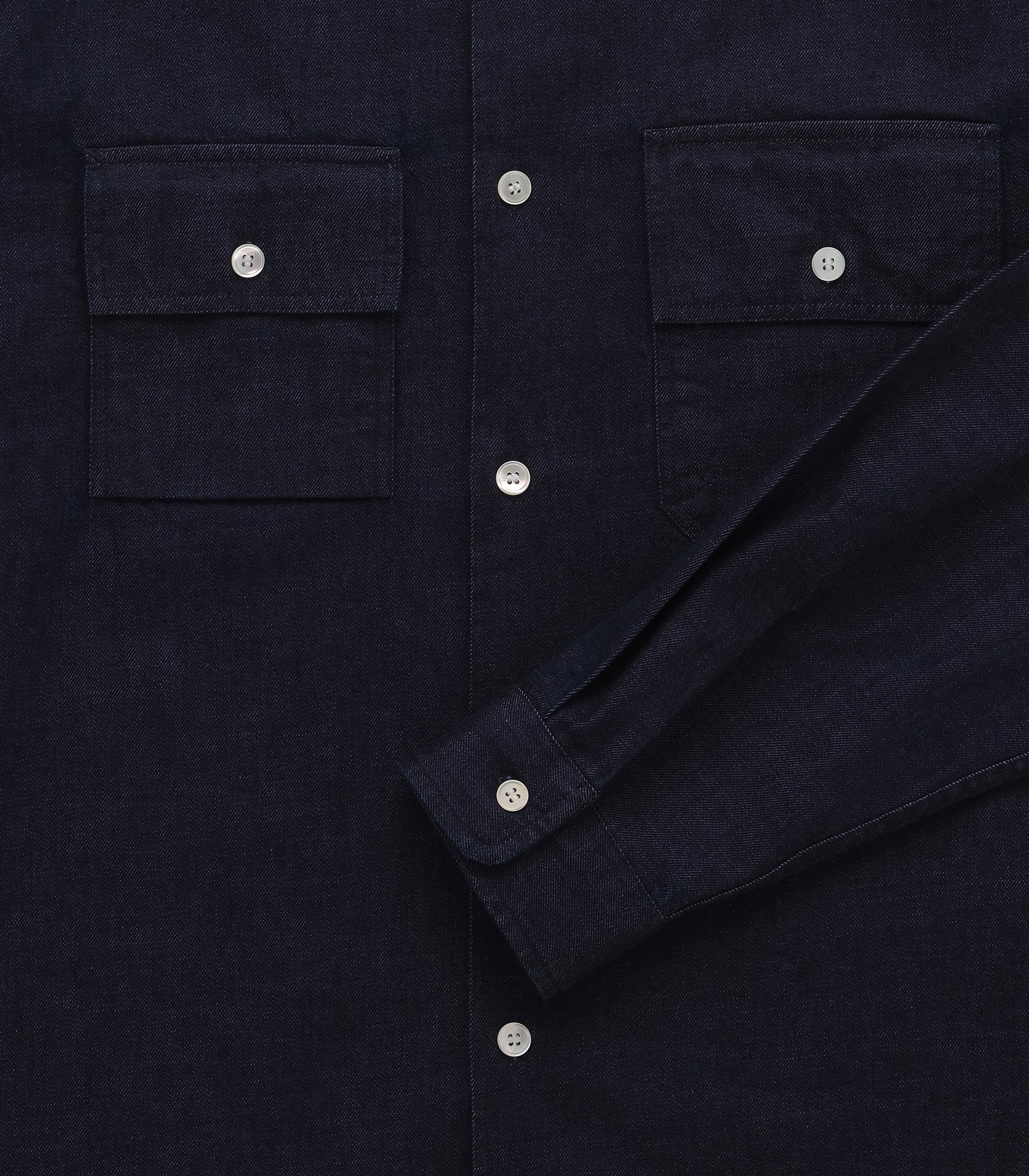 Pacific Denim Shirt in Dark Wash Indigo