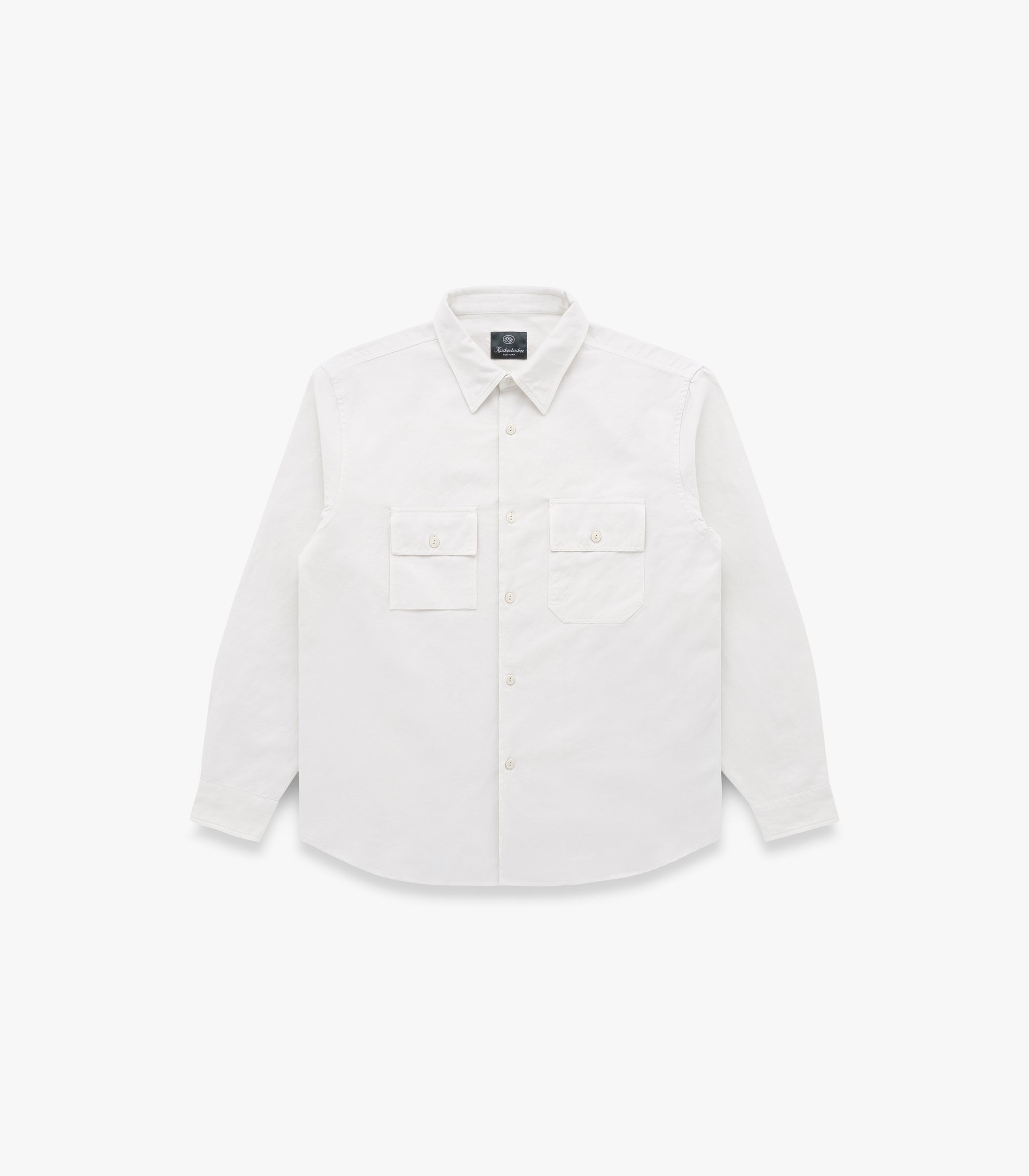Pacific Twill Cotton & Linen Shirt in Bone