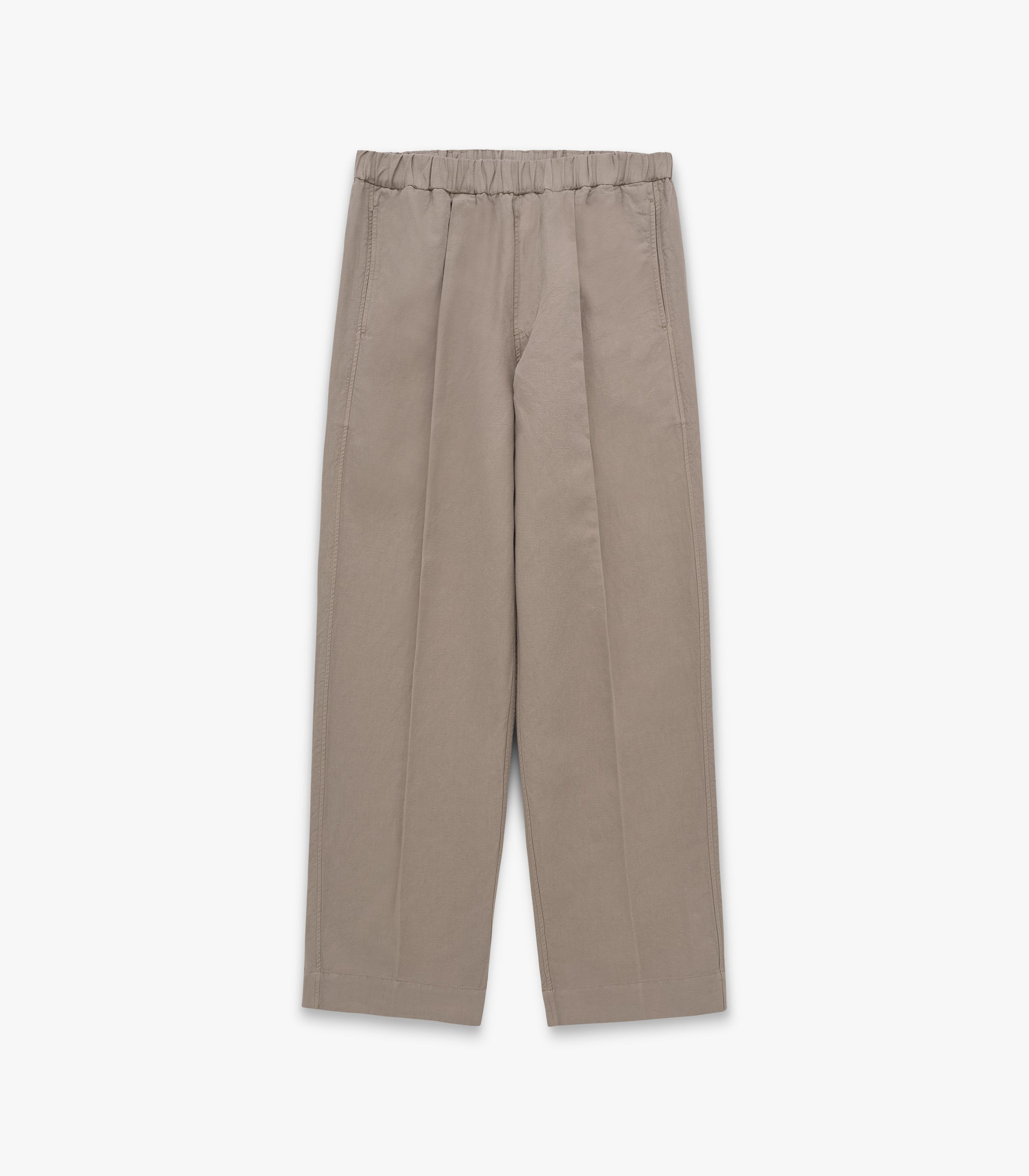 Park Twill Cotton & Linen Pant in Moon Rock