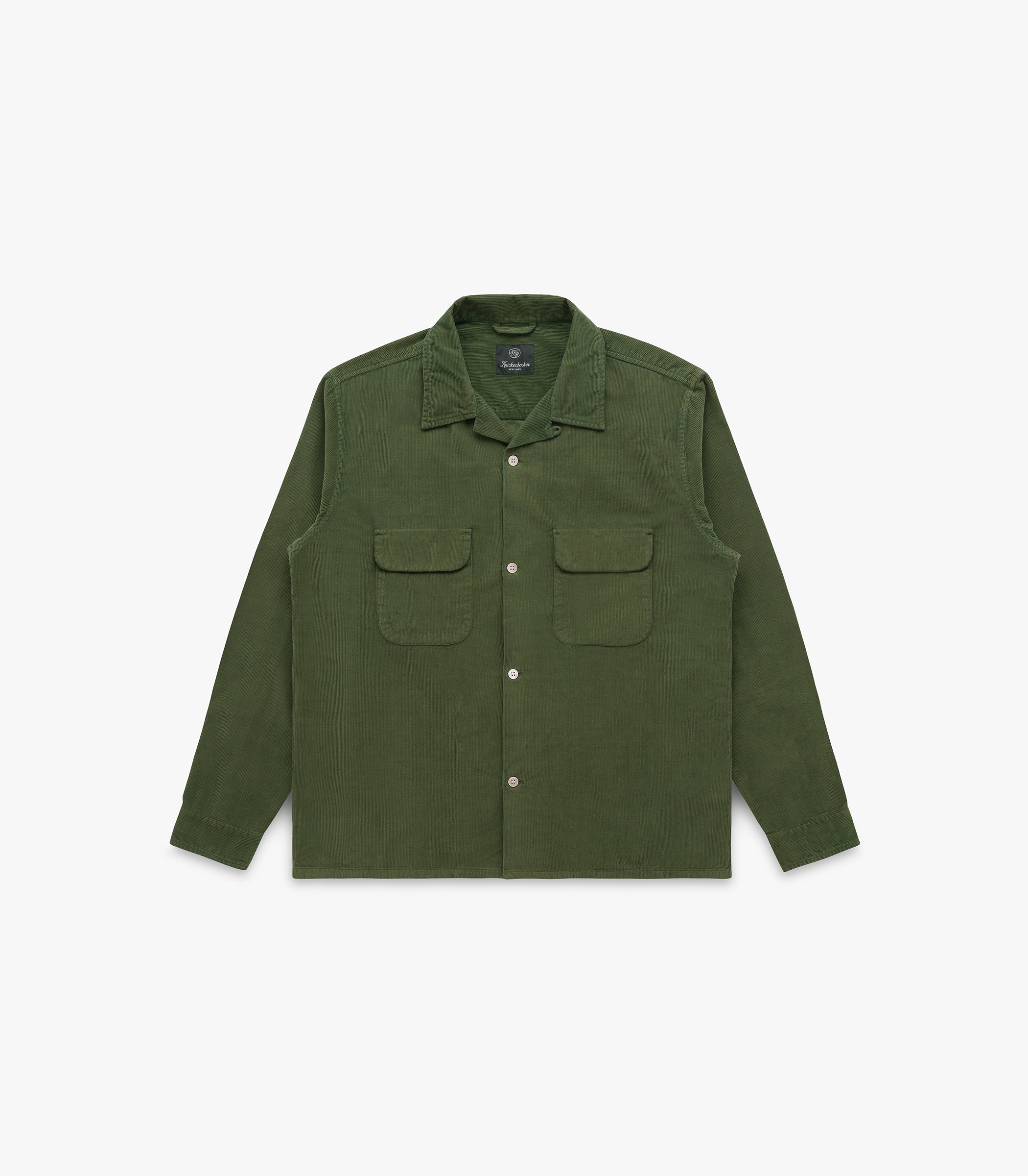 Penny Corduroy Cotton Shirt in Green