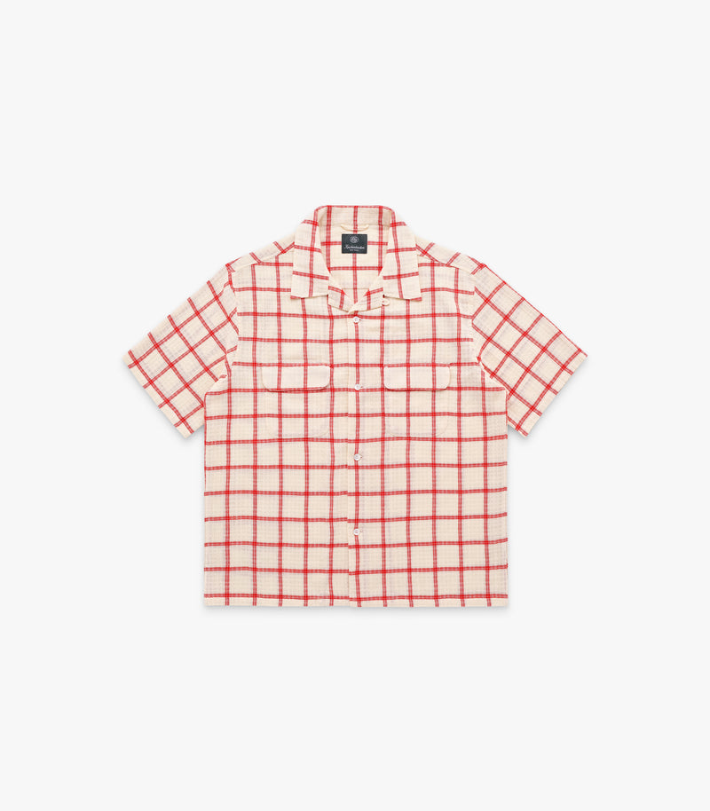 Penny Loom Cotton Shirt S/S in Ecru