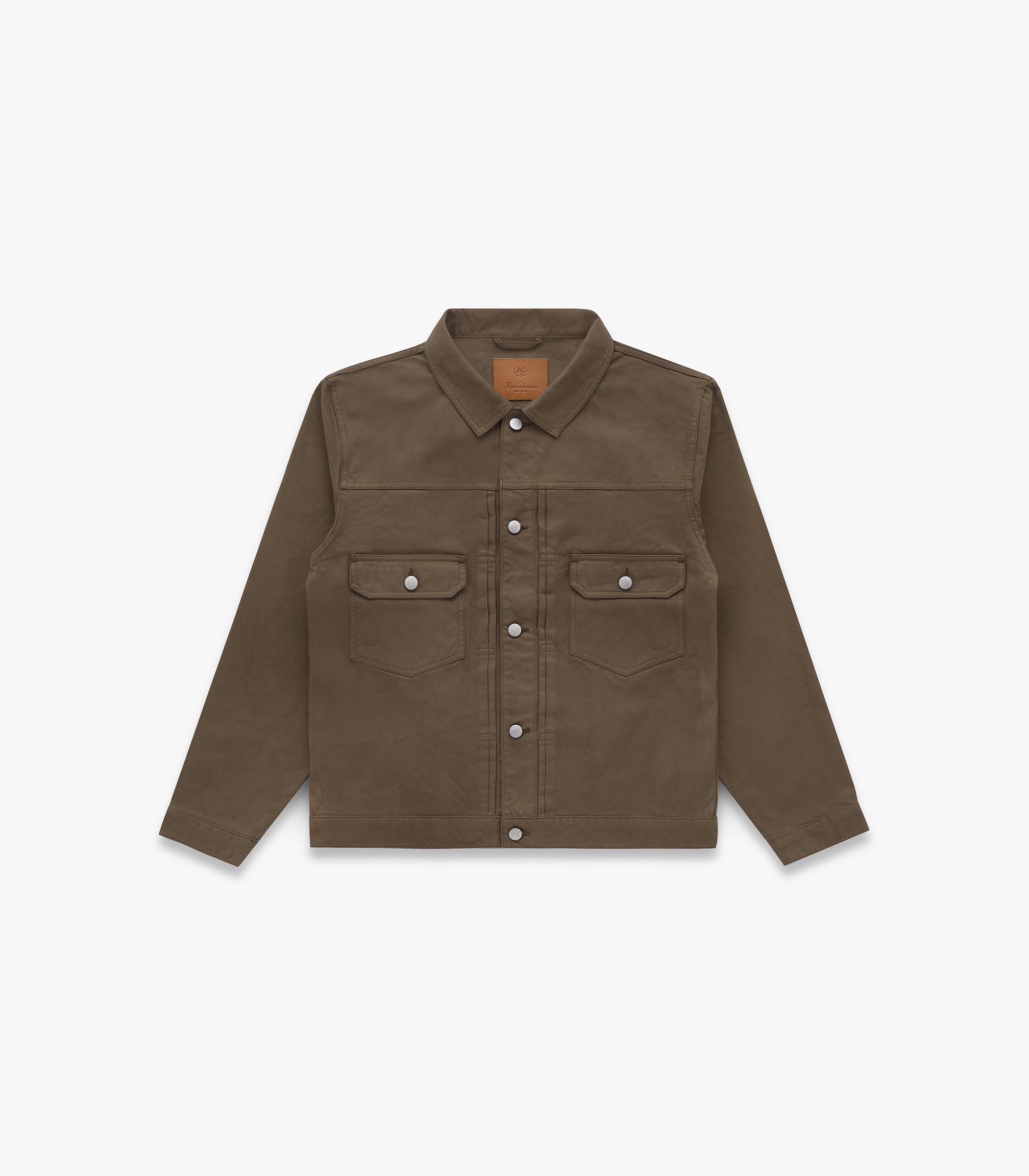 Pleated Twill Trucker