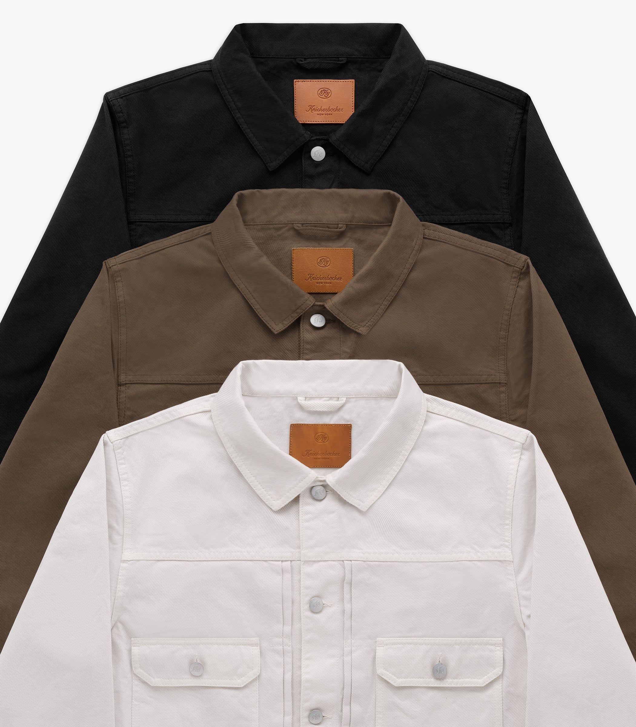 Pleated Twill Trucker