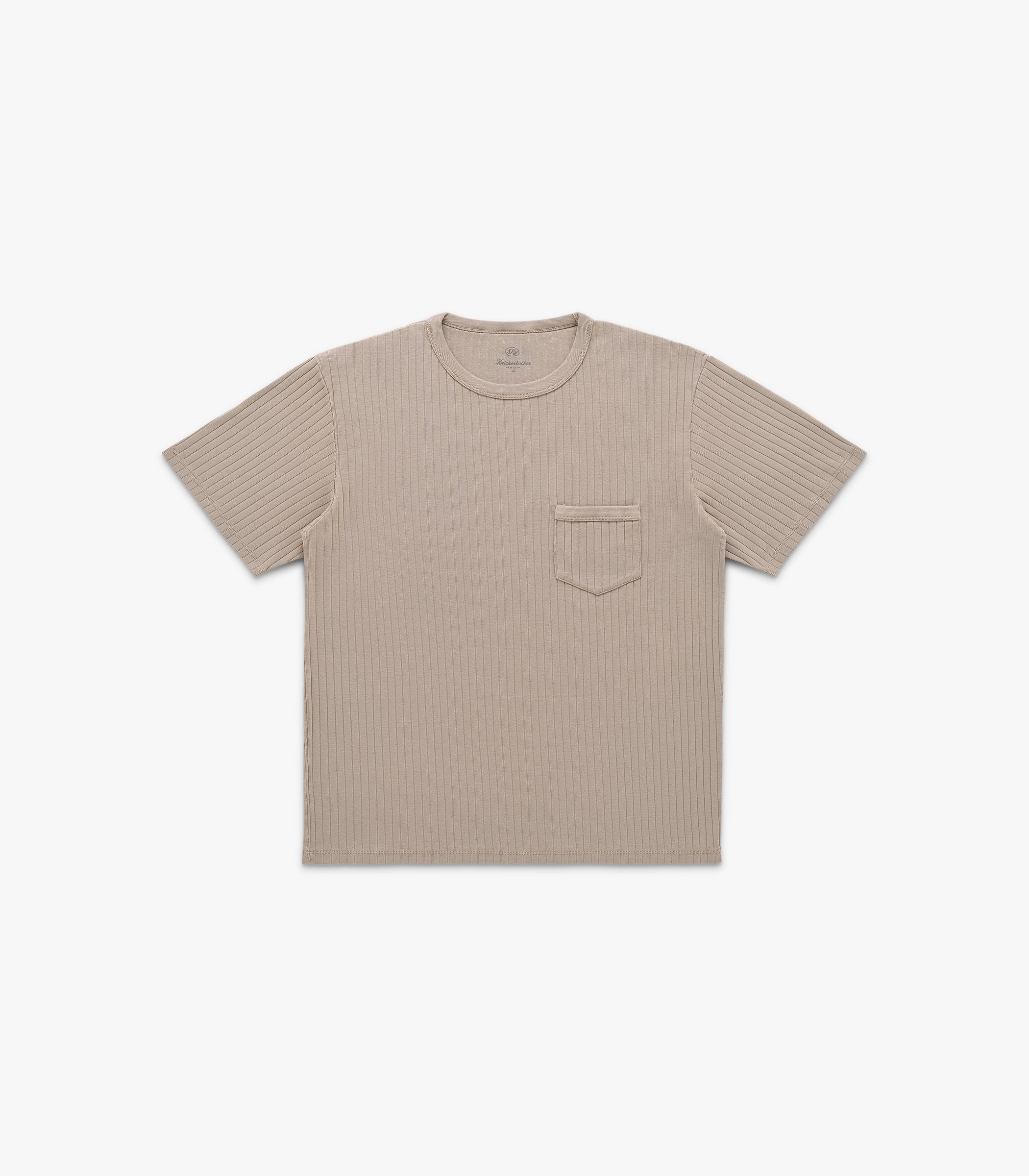 Rib Pocket T-Shirt in Dune