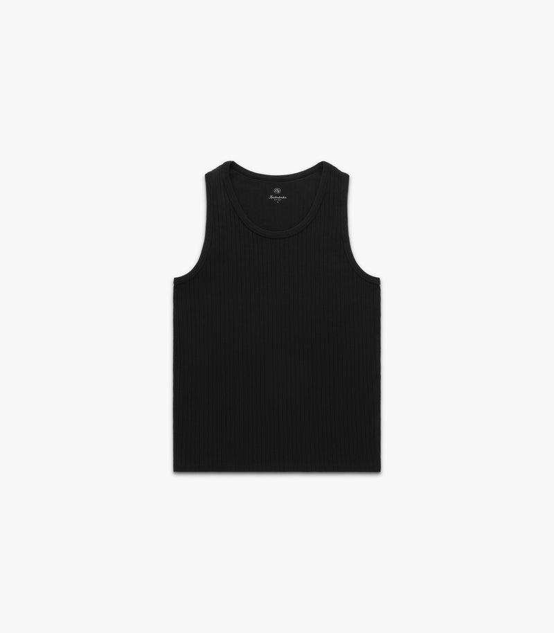 Rib Tank in Black