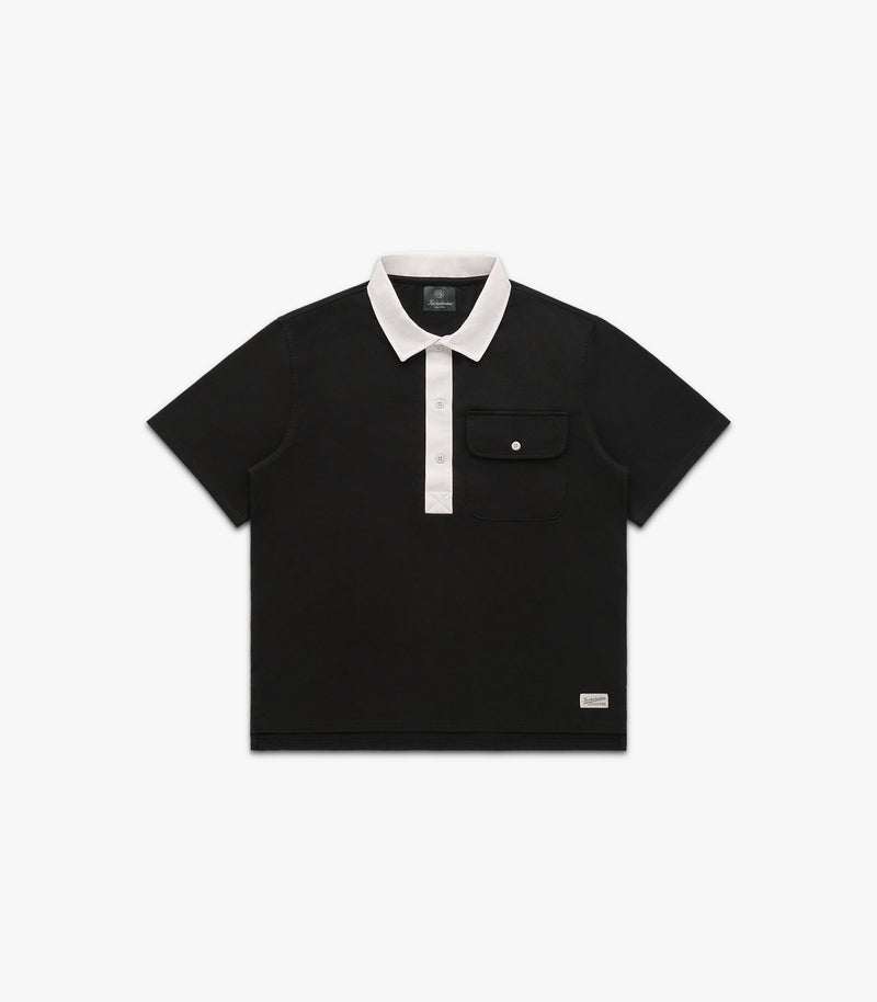 Rugby Workshirt S/S in Black
