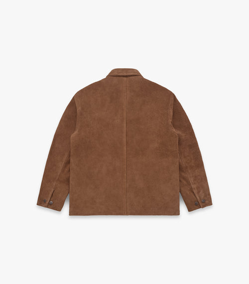 Shag-Pile Suede Coat