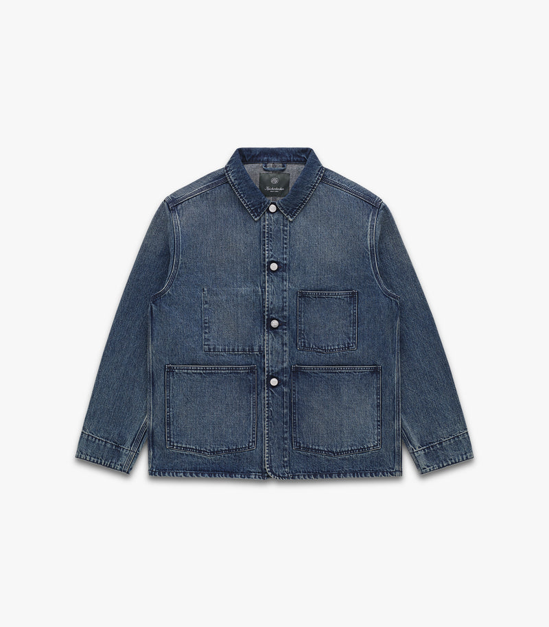 Shop Denim Chore Coat in Indigo Vintage Wash