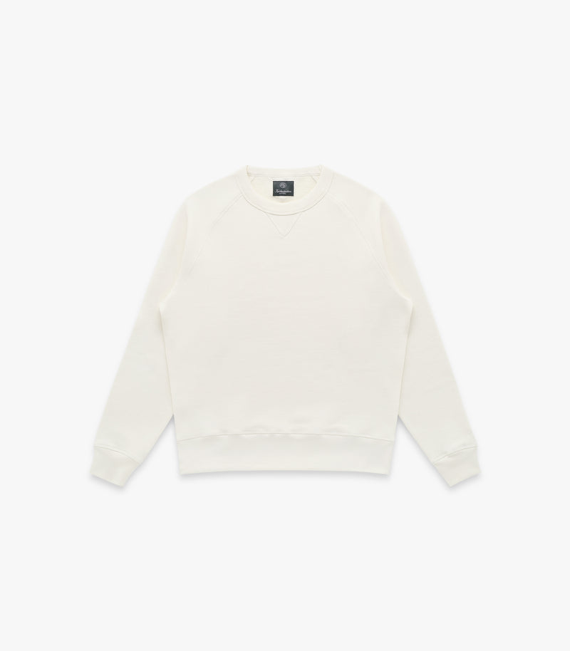 Stadium Loft Knit Crew in Milk