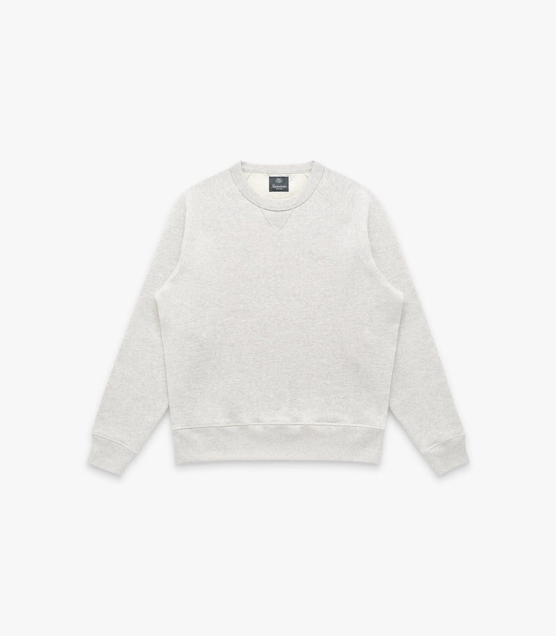 Stadium Loft Knit Crew in Oat Grey